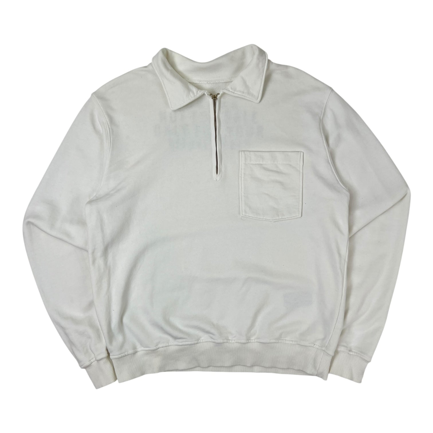 Fortela Quarter-Zip Sweatshirt White