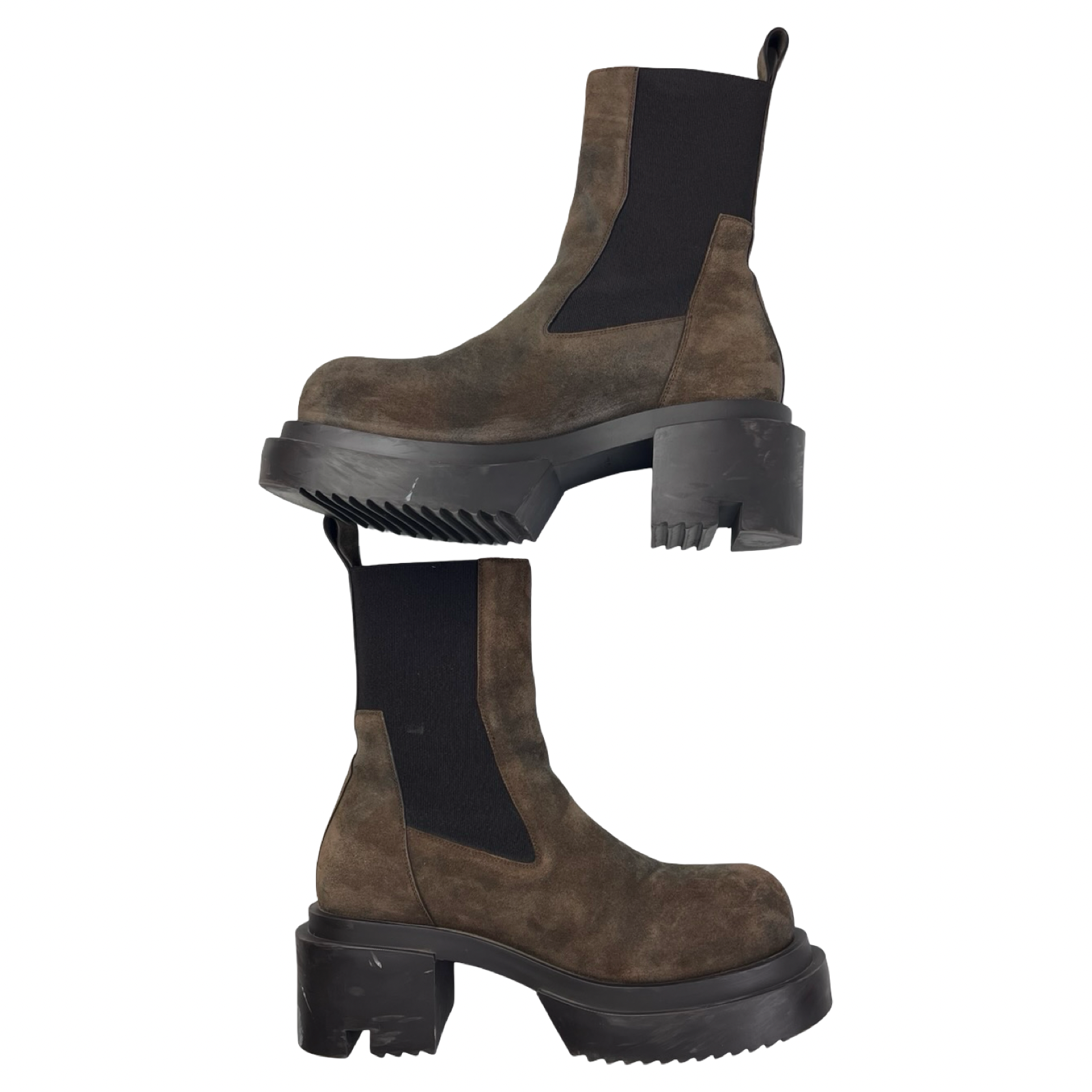 Rick Owens Runway Beatle Bogun Suede Boot (Used)