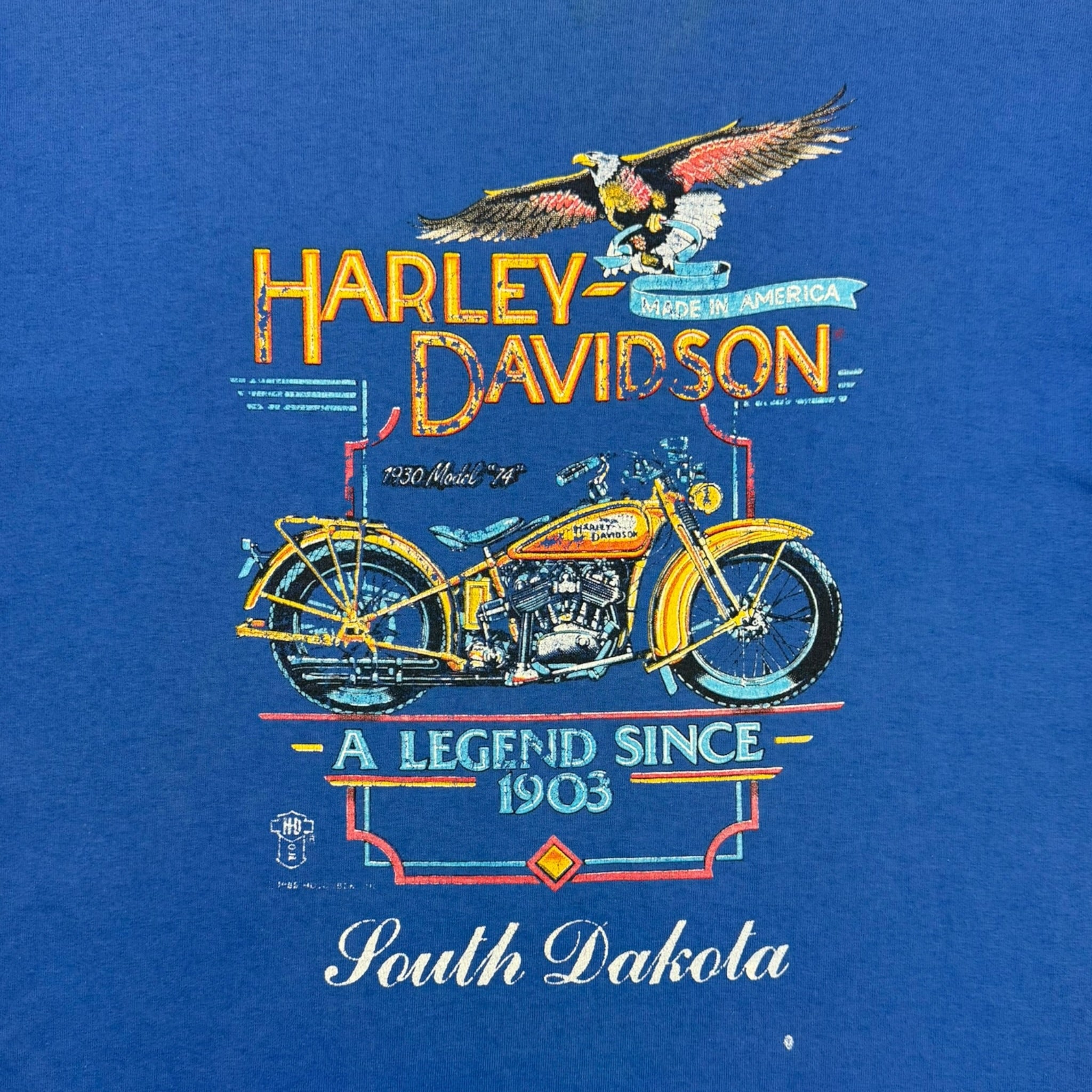 1989 Harley Davidson South Dakota T-Shirt