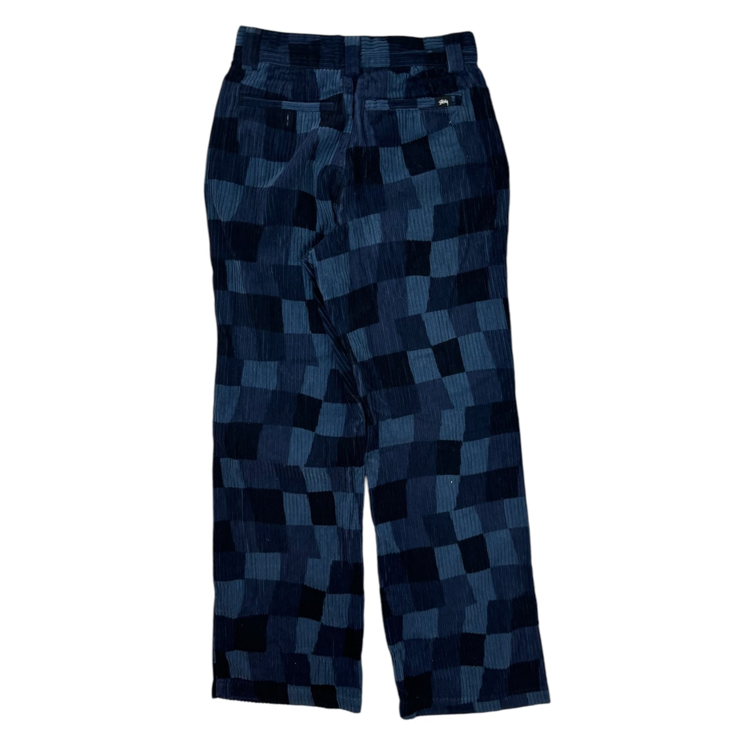 Stussy Checkered Corduroy Pant Blue