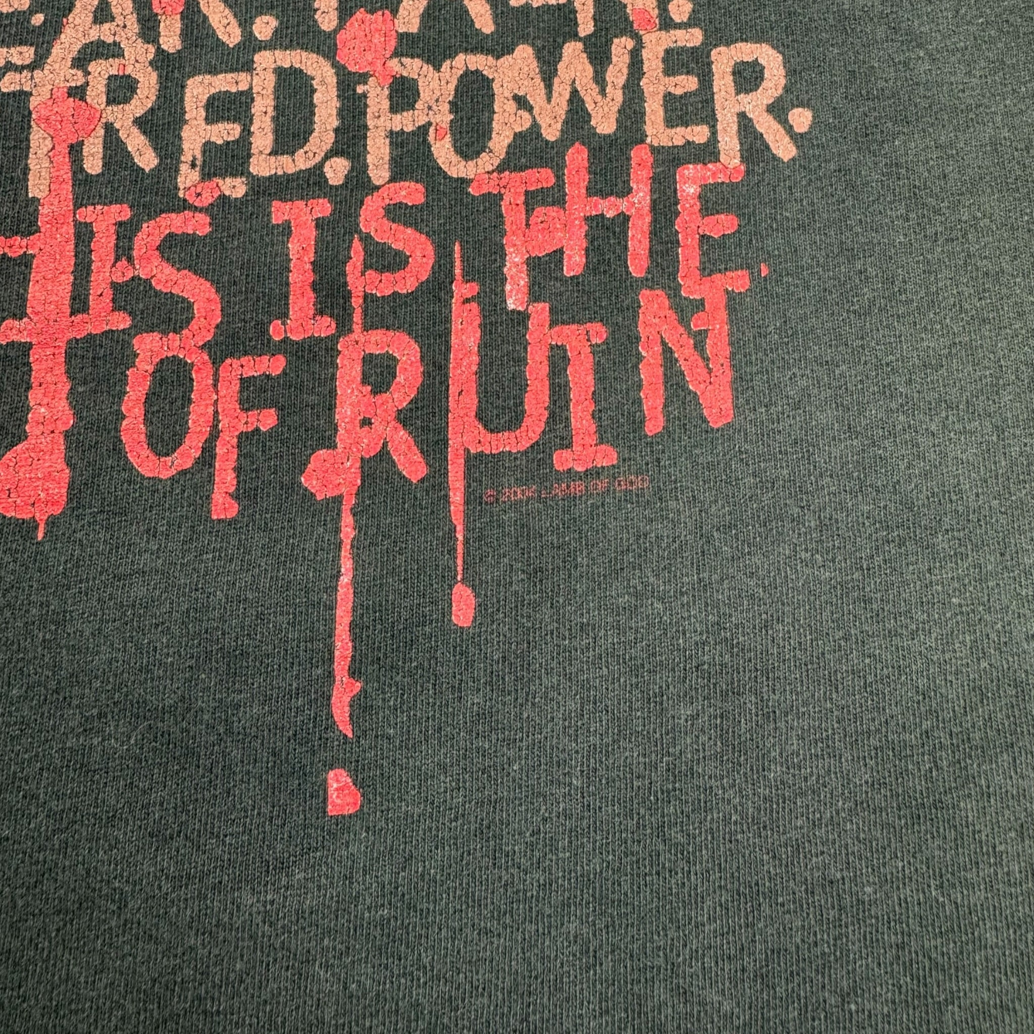 2004 Lamb of God ‘Ruin’ Metal T-Shirt