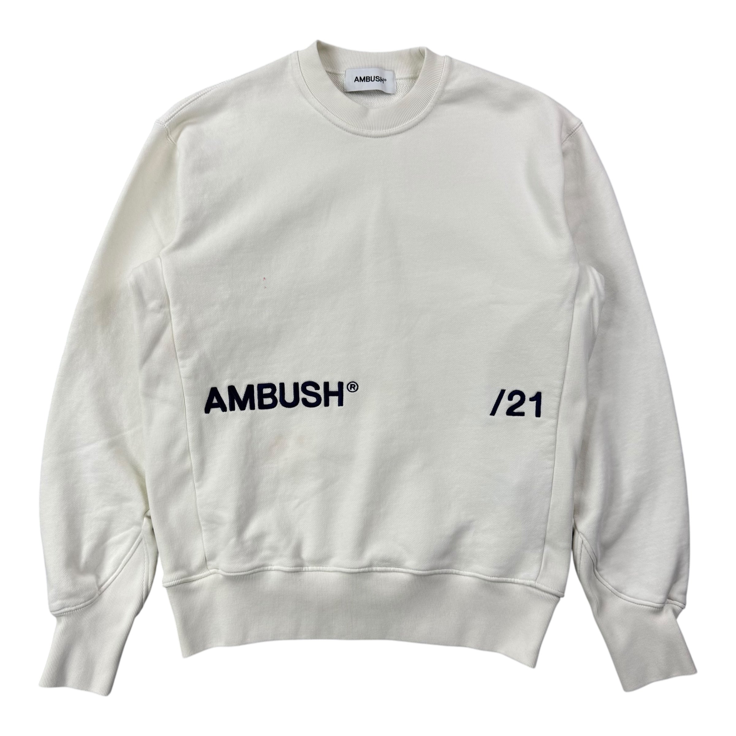 Ambush /21 Crewneck White