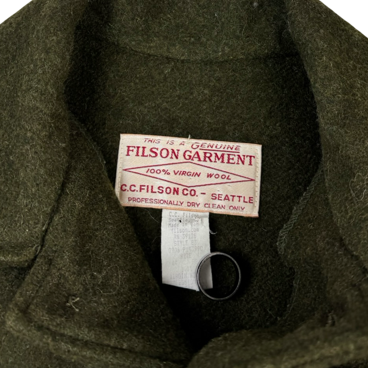 Vintage Filson Double Mackinaw Wool Jacket