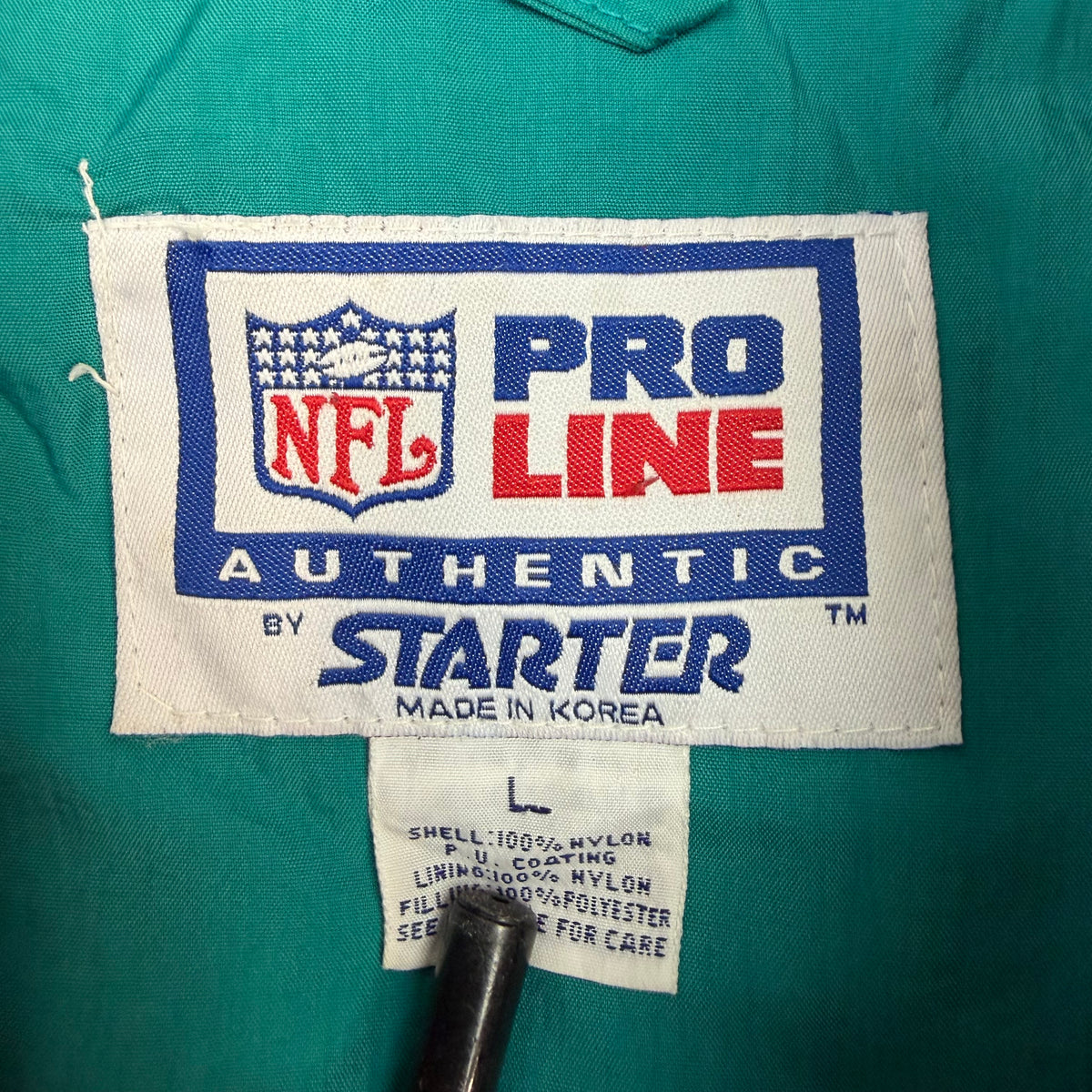 Vintage Miami Dolphins Starter Pro Line Jacket Black