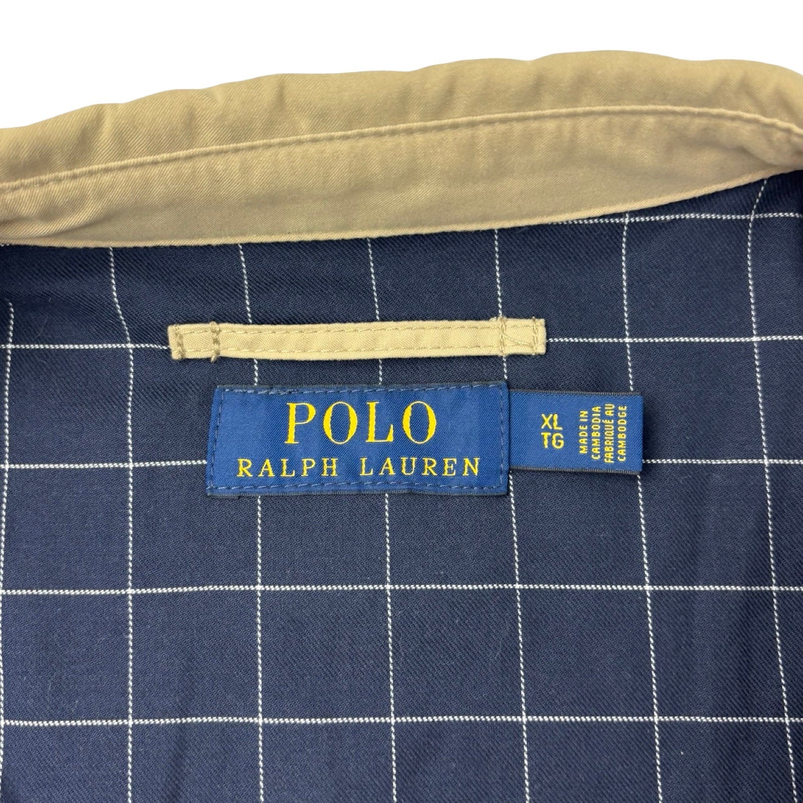 Vintage Polo Ralph Lauren Harrington Jacket Beige