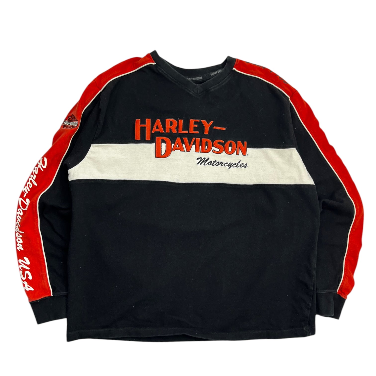 Vintage Harley Davidson Motorcycles Heavy Weight L/S Shirt