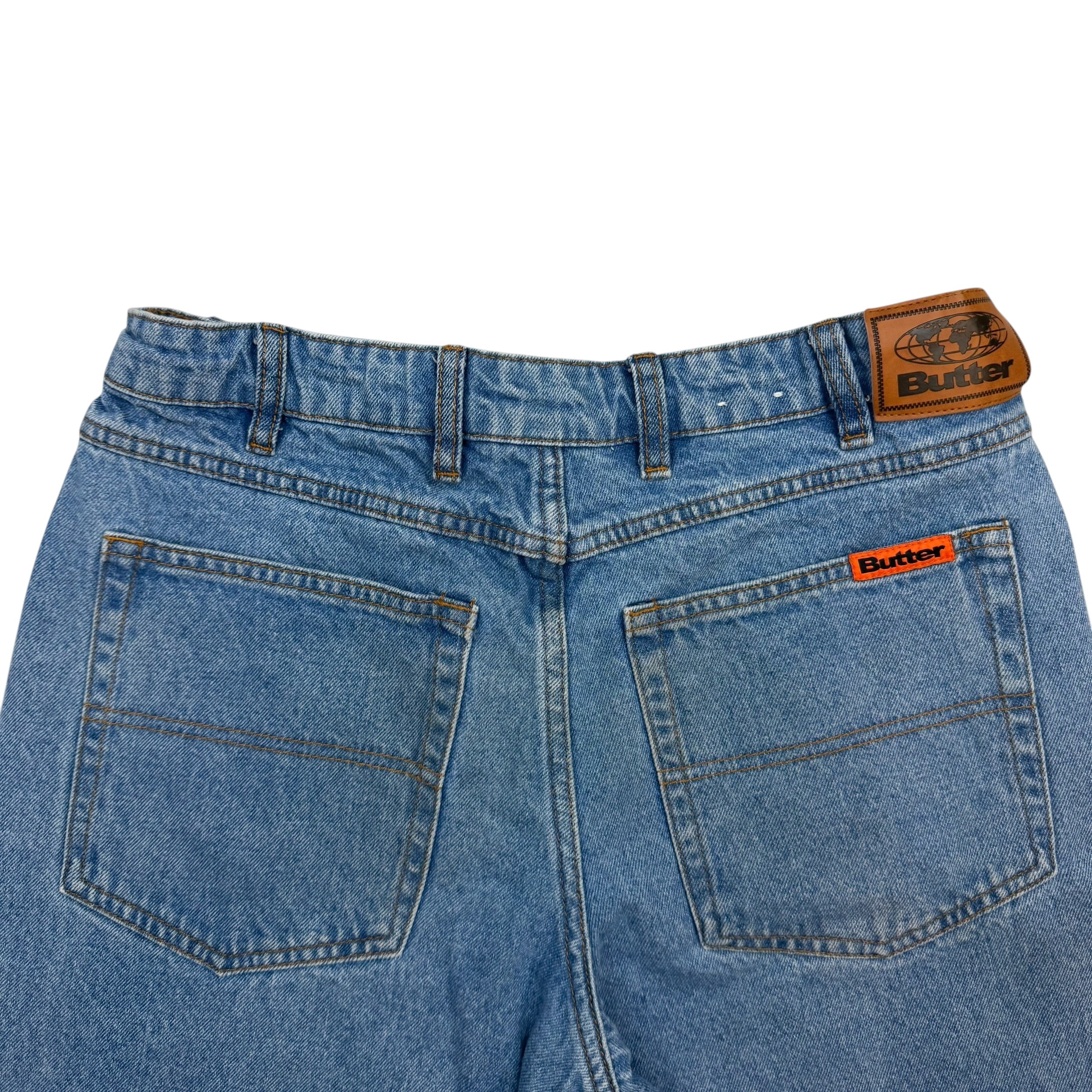 Butter Goods Loose Fit Baggy Denim Pants Medium Wash