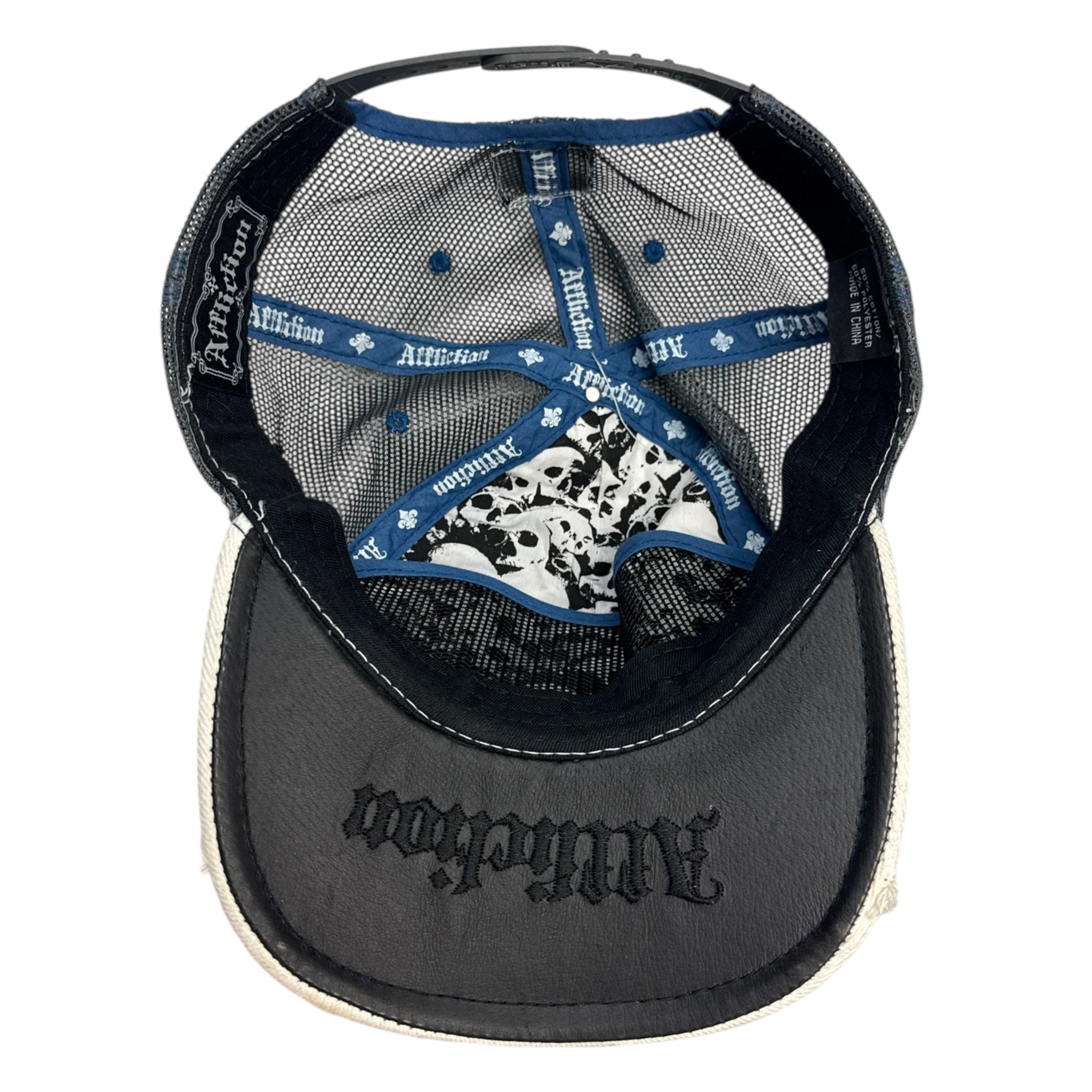Vintage Y2K Affliction Skull Surf Hat