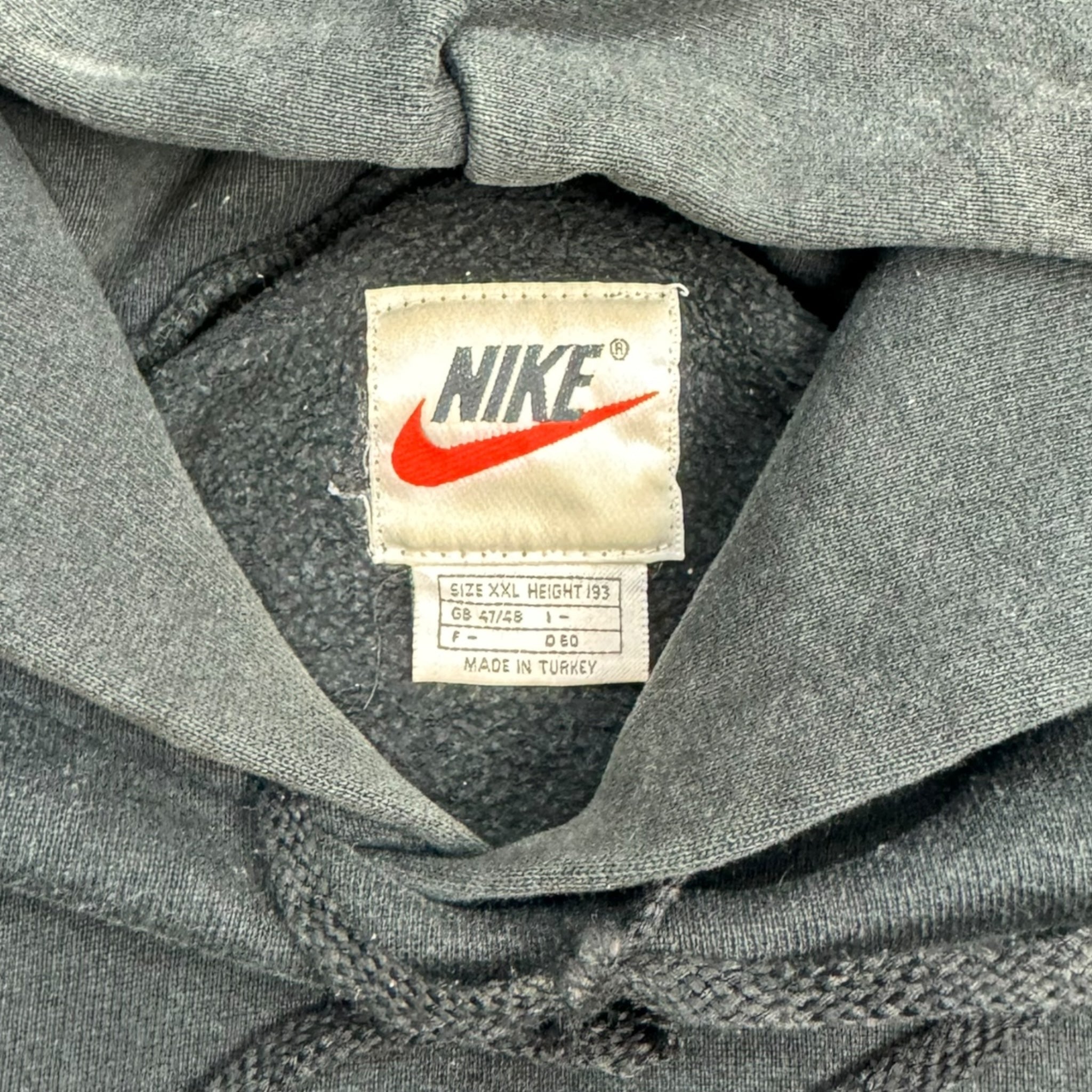 Vintage Nike Side Spellout Hoodie Black