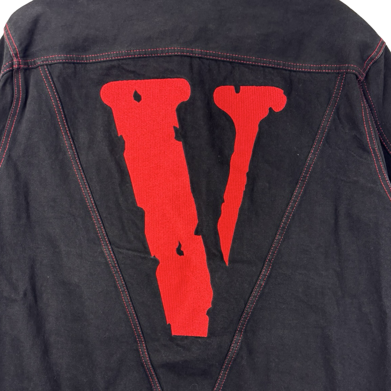 Vlone FRIENDS Denim Trucker Jacket Black
