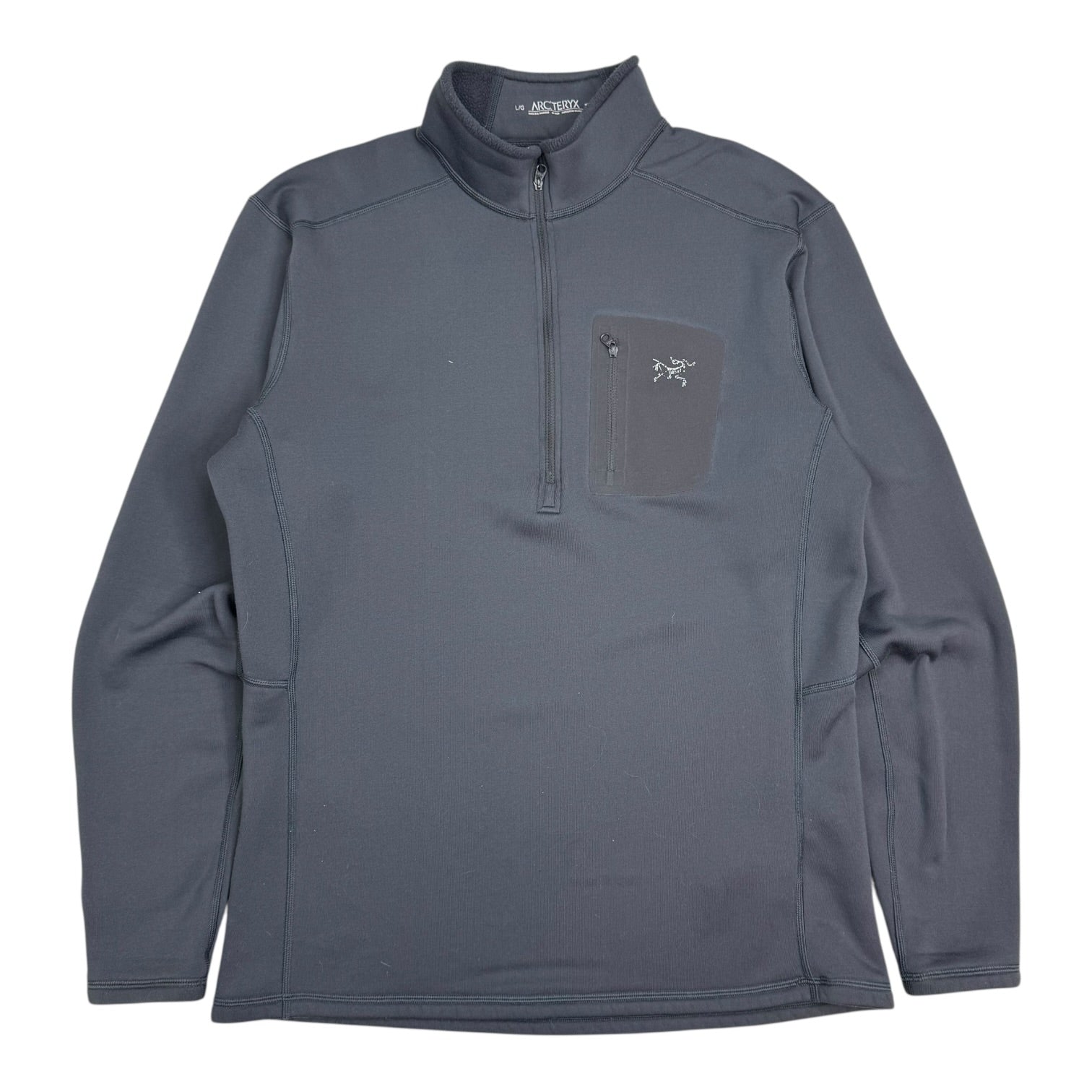 Arc’teryx Rho LT Zip Neck Sweater Grey