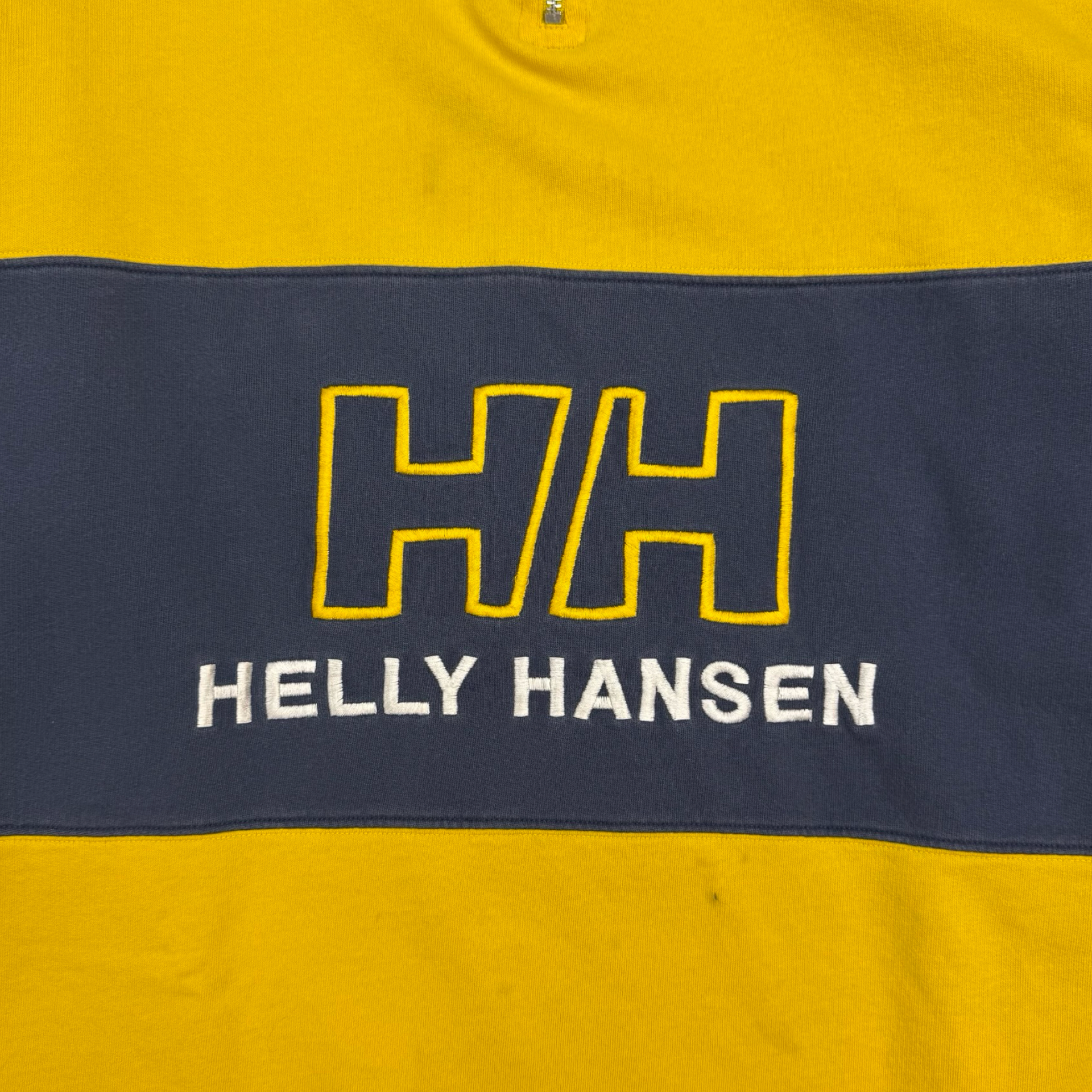 Vintage Helly Hansen Quarter Zip Yellow