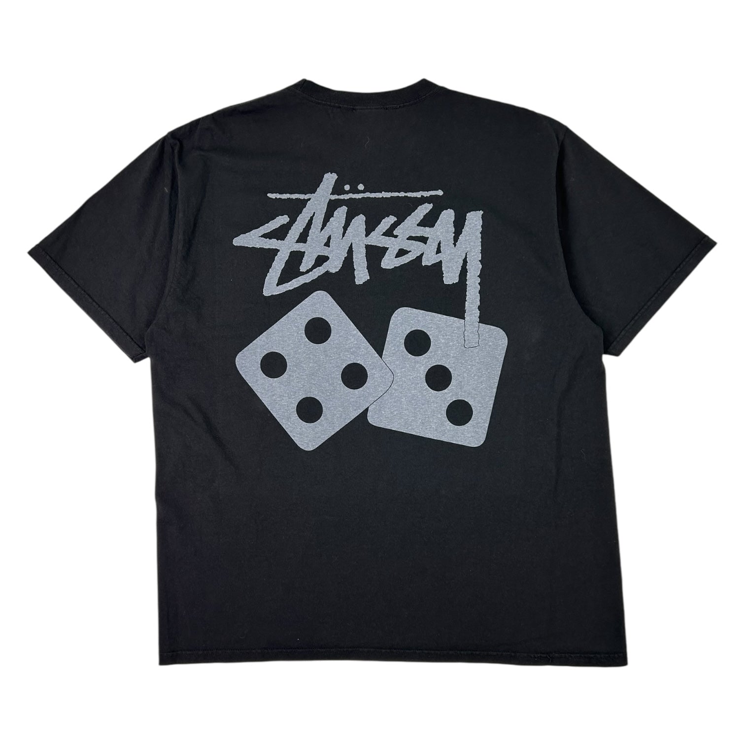 Stussy Dice Pigment Dyed T-Shirt Black