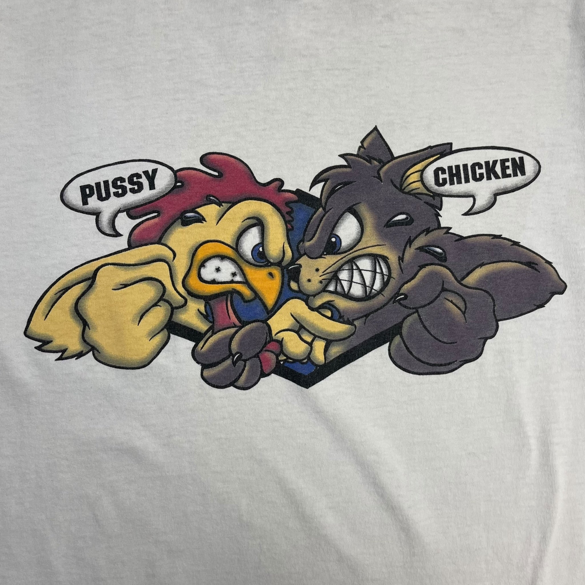 Vintage No Fear “P***** VS Chicken” T-Shirt