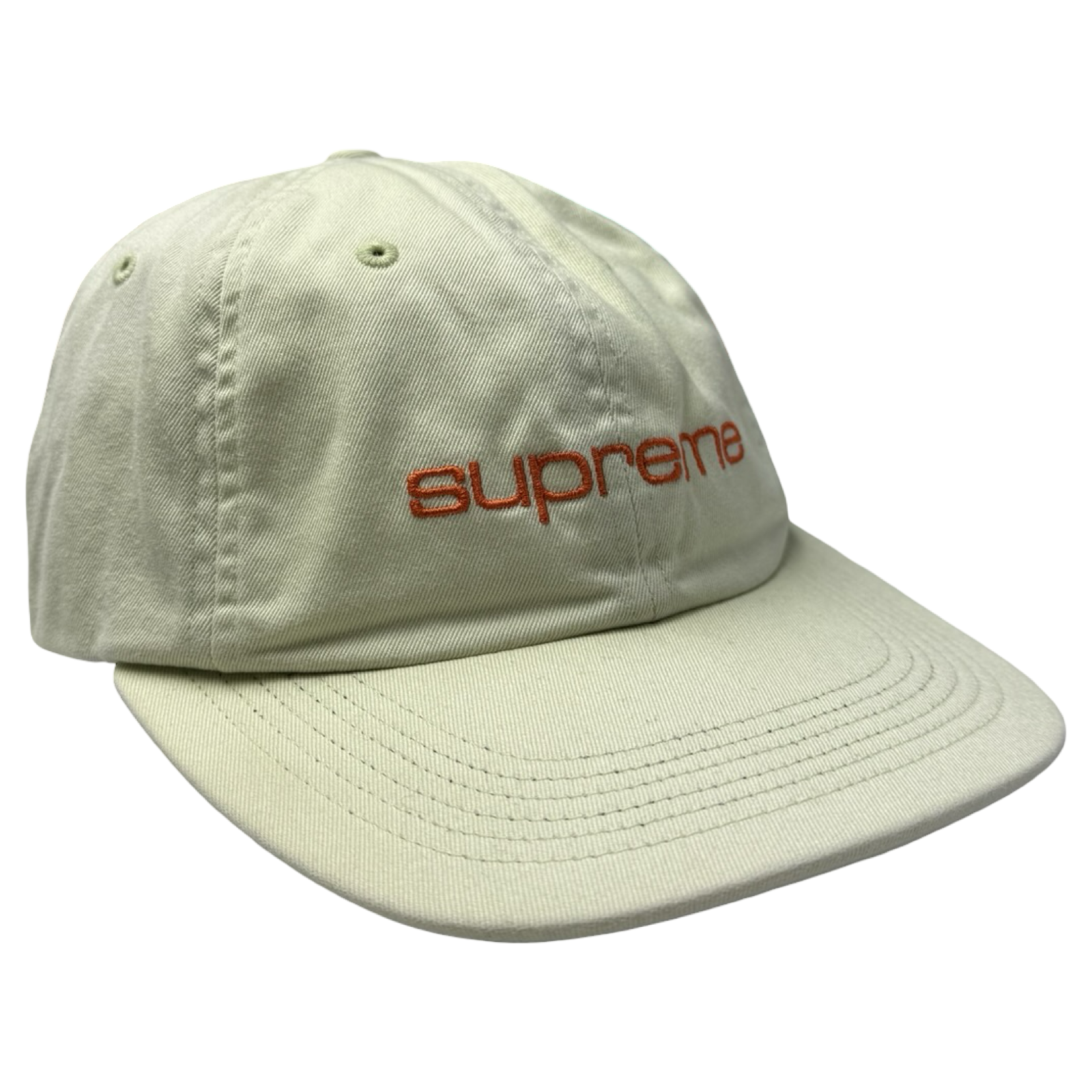 Supreme Compact Logo 6-Panel Spellout Hat