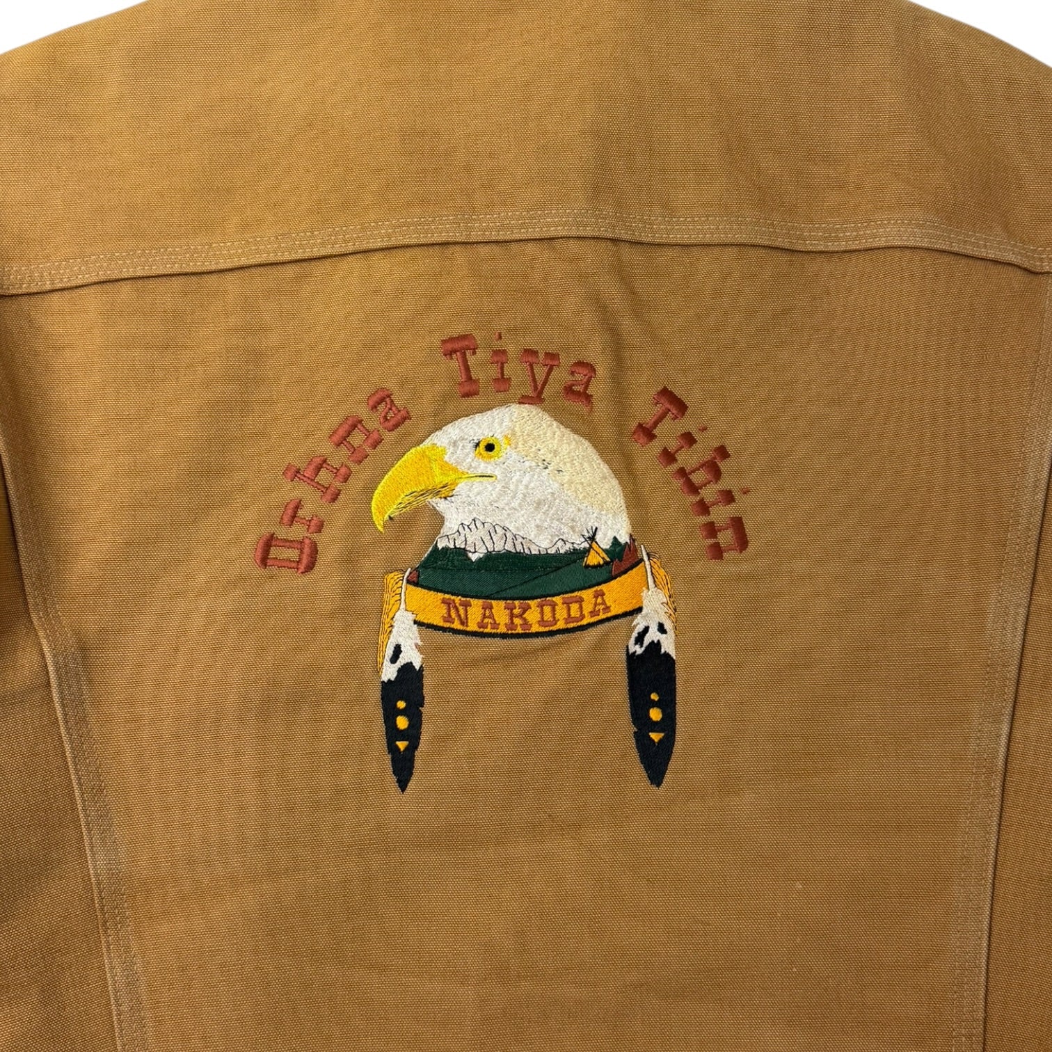 Vintage Carhartt Trucker Jacket Dark Tan