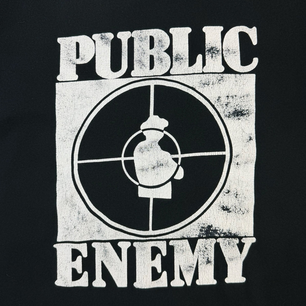 Vintage Public Enemy Crosshairs T-Shirt Black