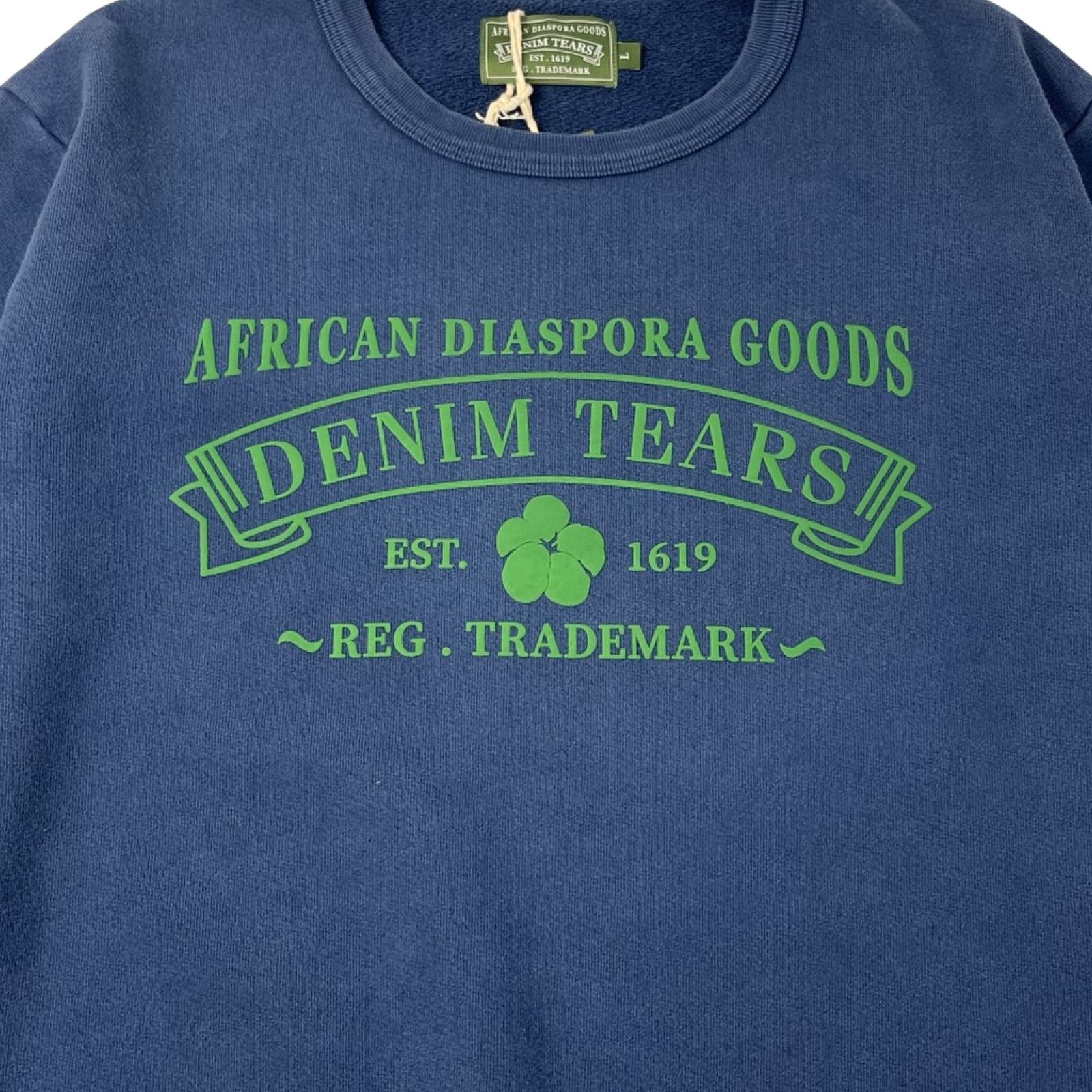 Denim Tears ADG Crewneck Navy/Green