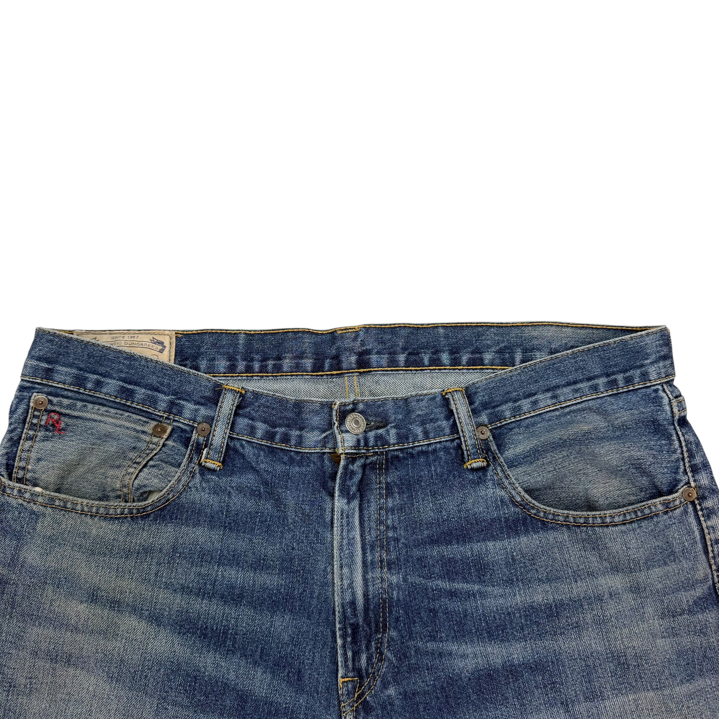 Vintage Polo Ralph Lauren Authentic Dungaree Jeans Blue