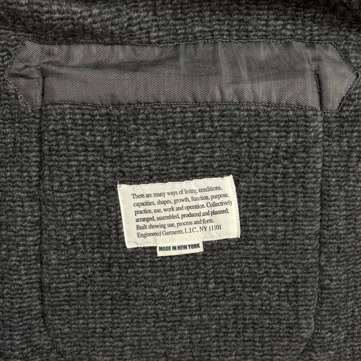 Engineered Garments Knit Robe Grey