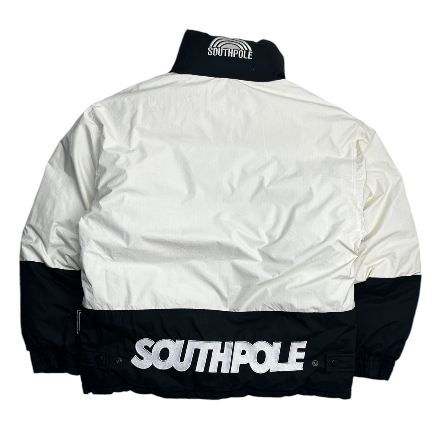 Vintage Y2K South Pole Mega Puff Reversible Jacket Black