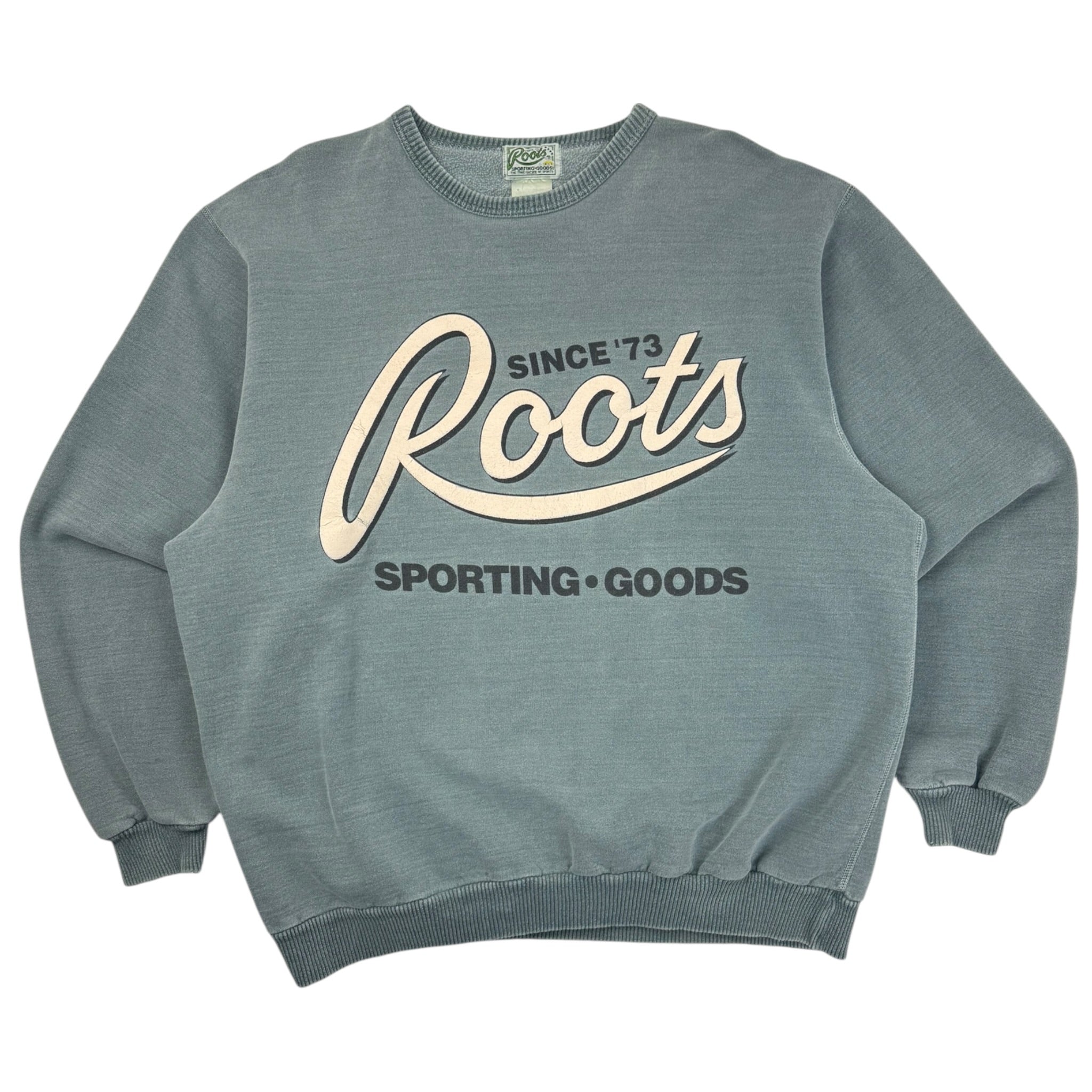 Vintage Roots Heavyweight Crewneck Teal