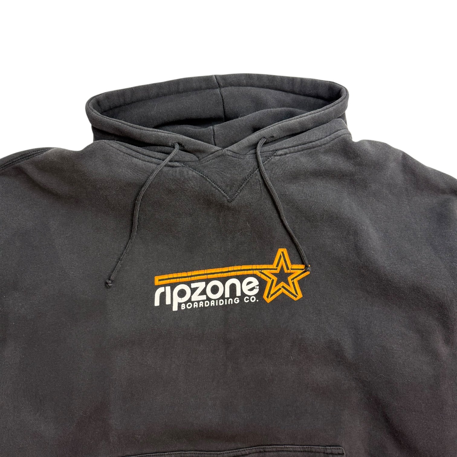 Vintage Ripzone Boarding Co Hoodie Black