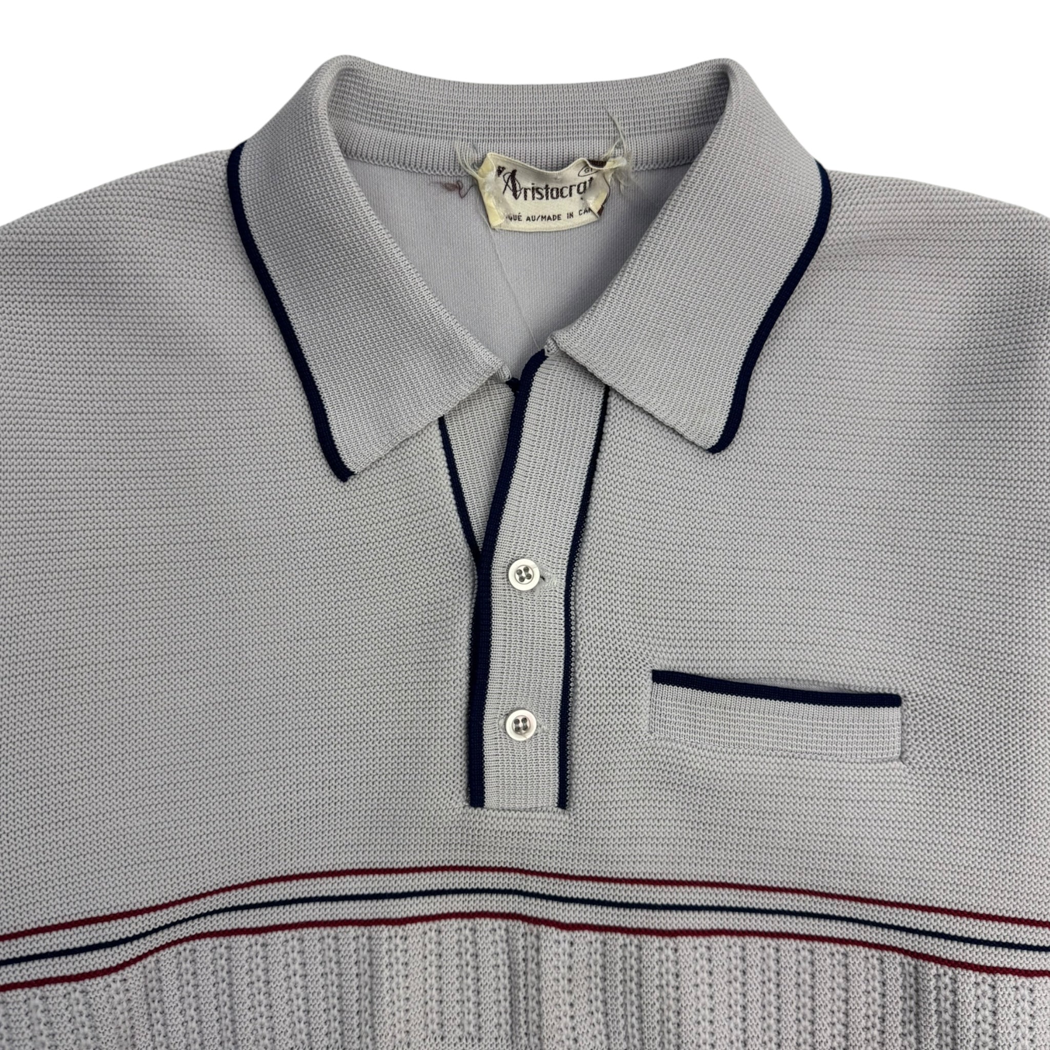 Vintage 70s Aristocrat Knit Polo Shirt