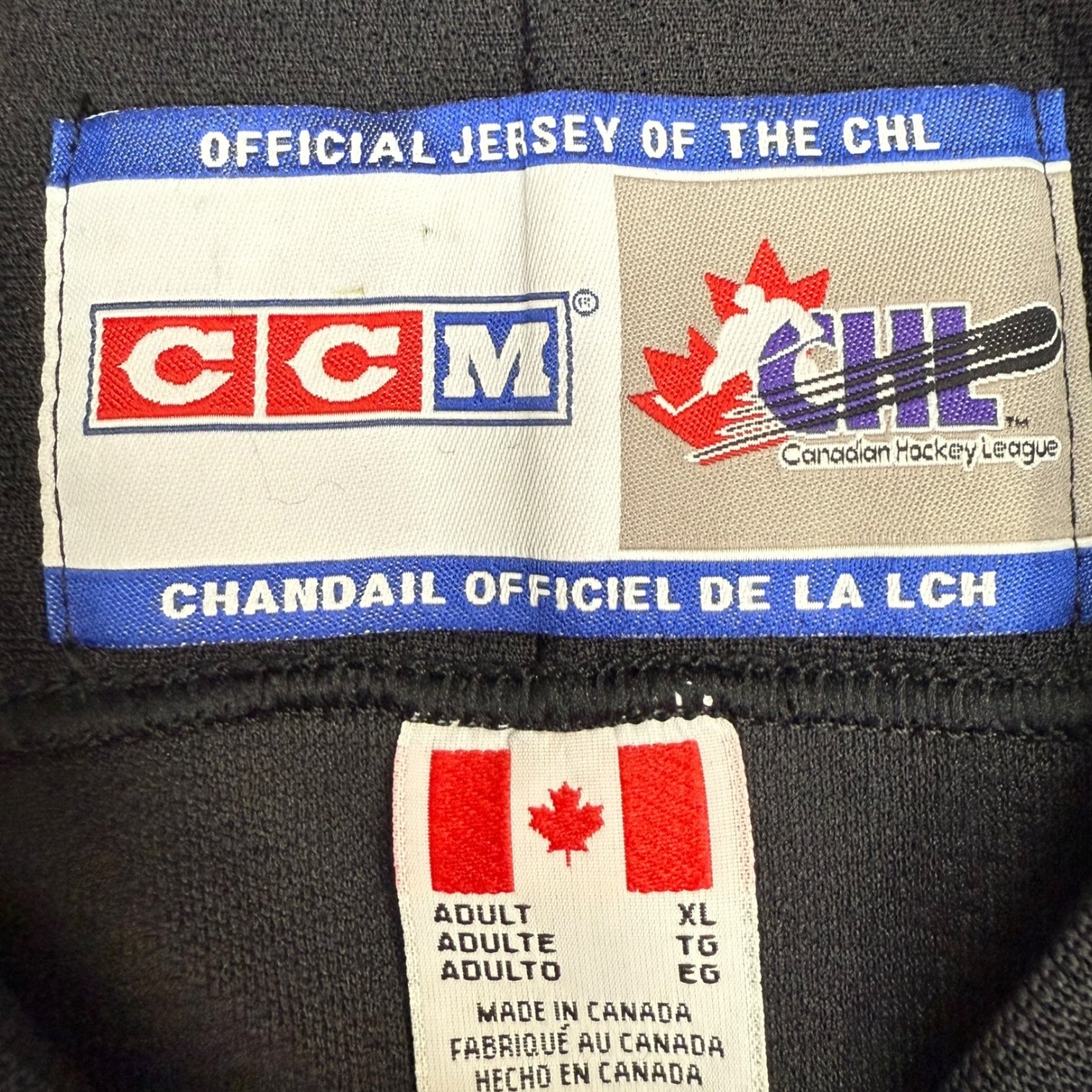 Vintage CCM Brandon Wheat Kings Jersey Black