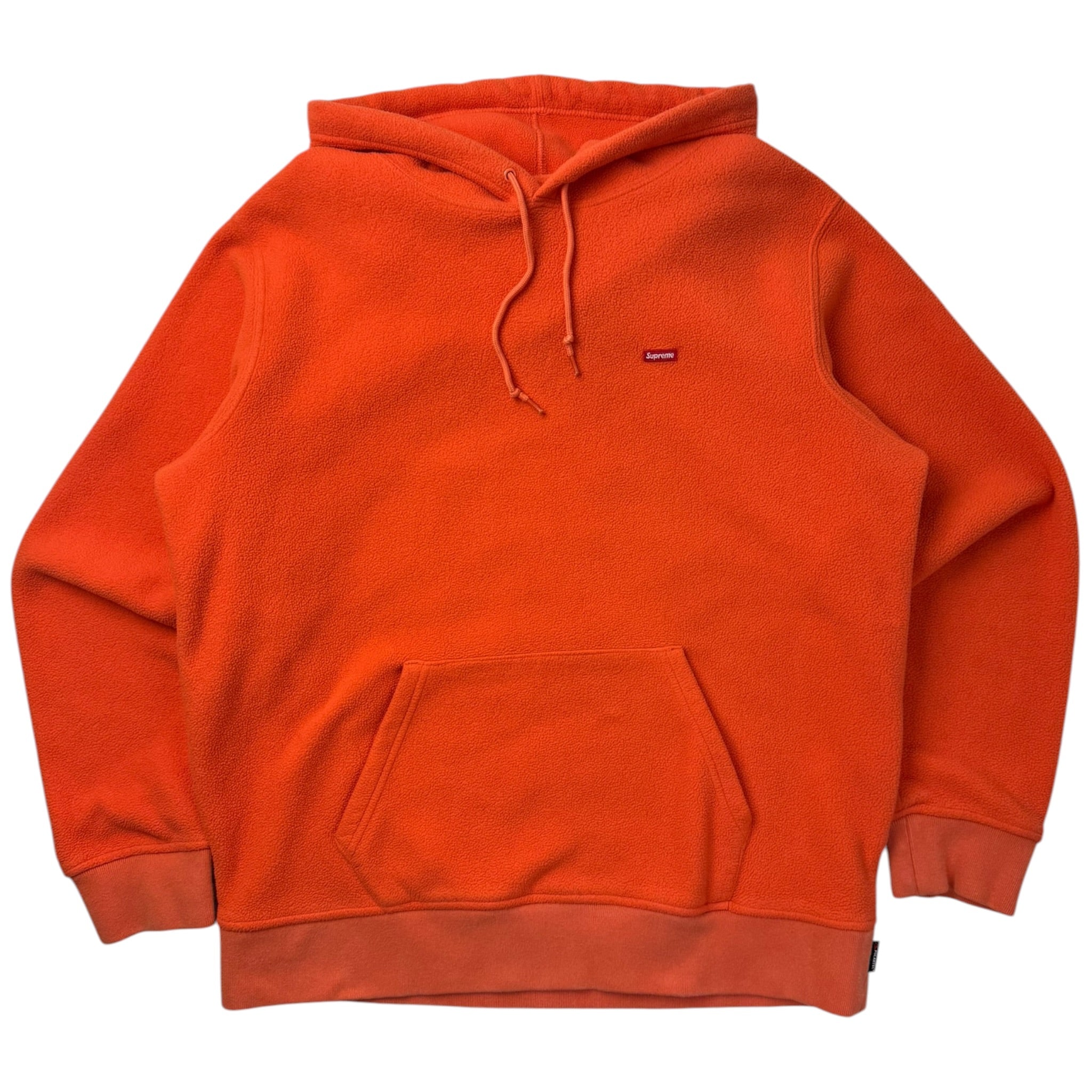 Supreme Small Box Hooded Sweatshirt Bright Orange