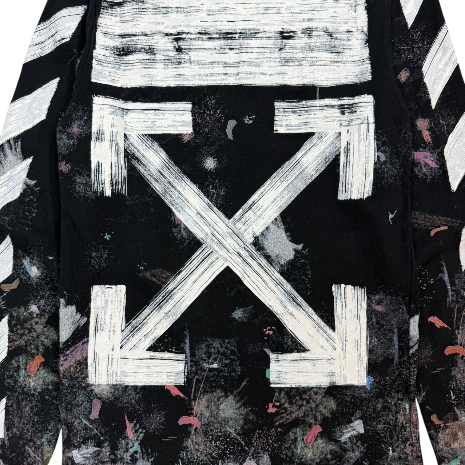 Off-White Galaxy Brushed L/S Tee Black