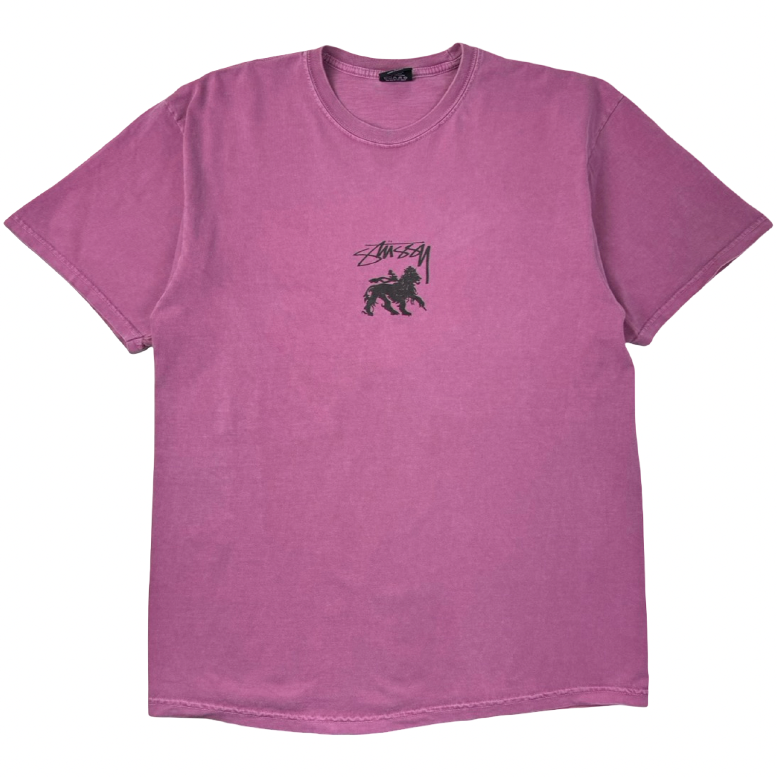 Stussy Long Haul Pigment Dyed T-Shirt Berry