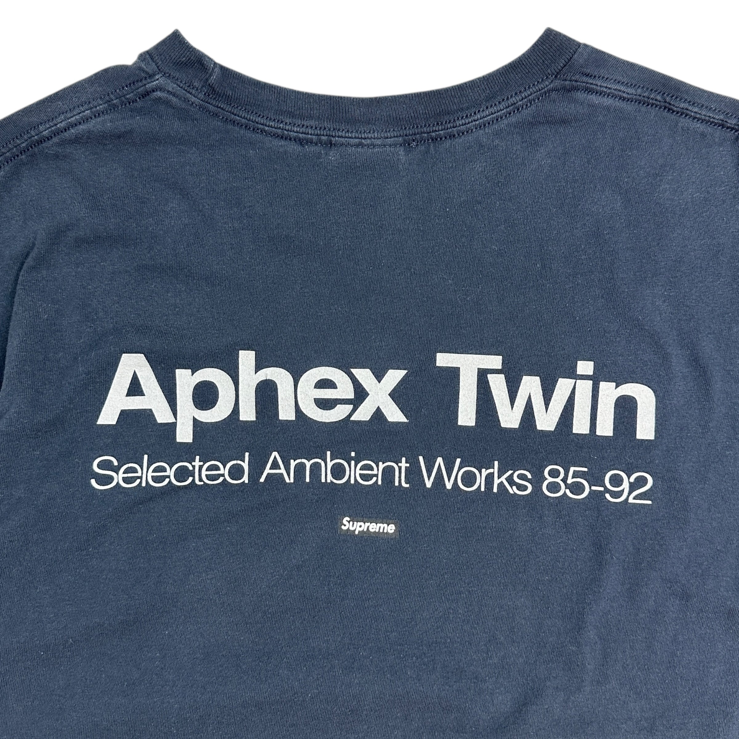 Supreme Aphex Twins Ambient Works Tee Navy