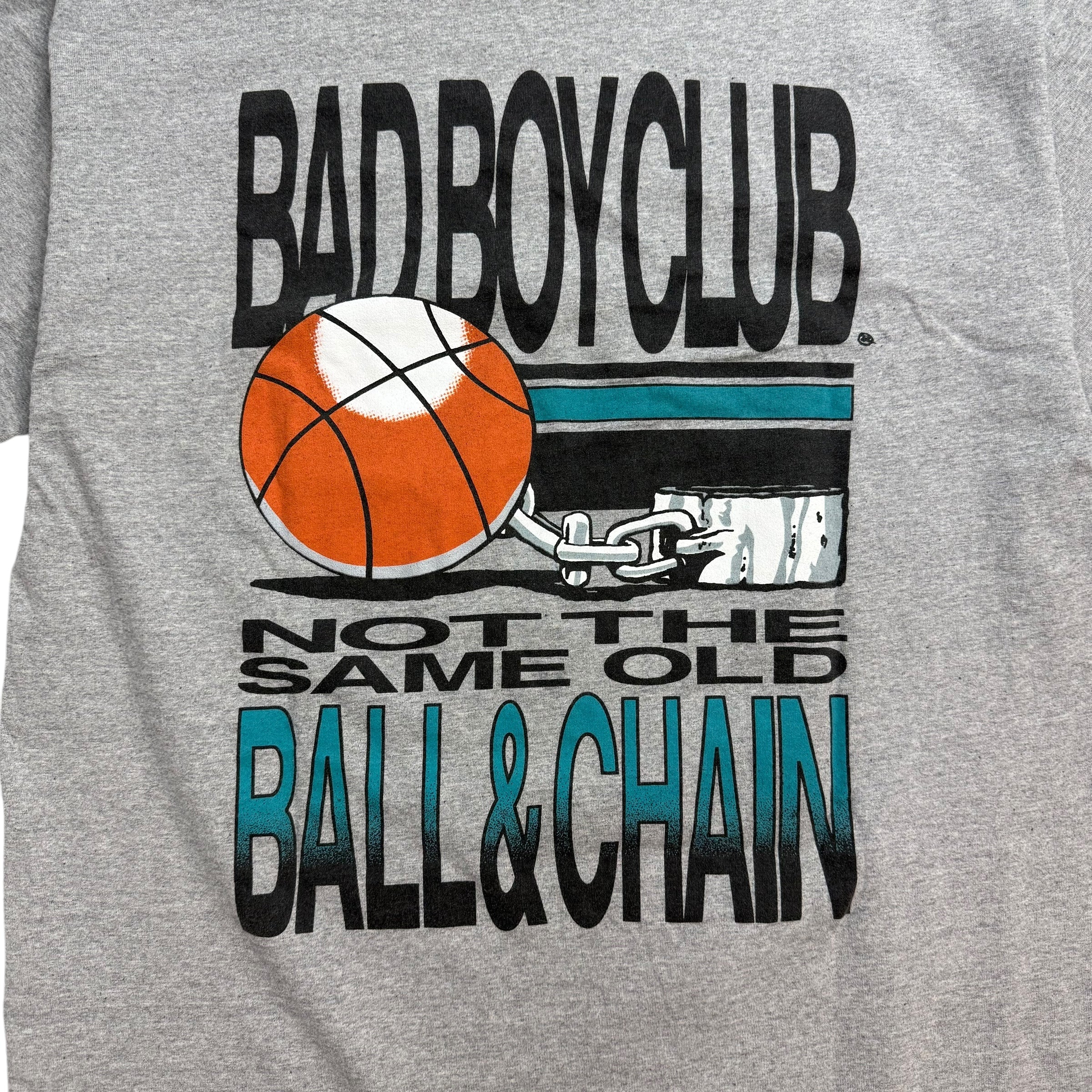 Vintage Bad Boy Club ‘Ball And Chain’ Tee Grey