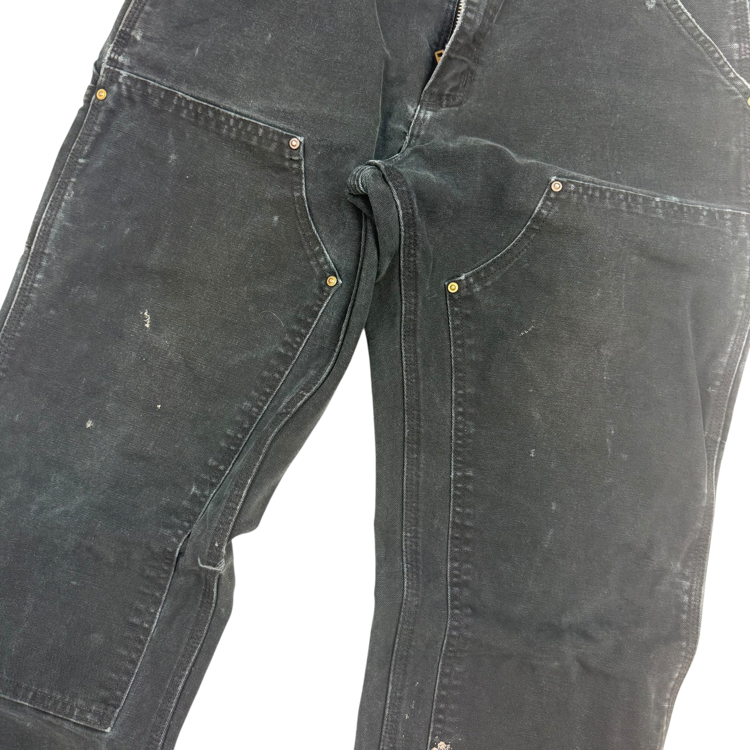 Vintage Carhartt Double Knee Pants Black