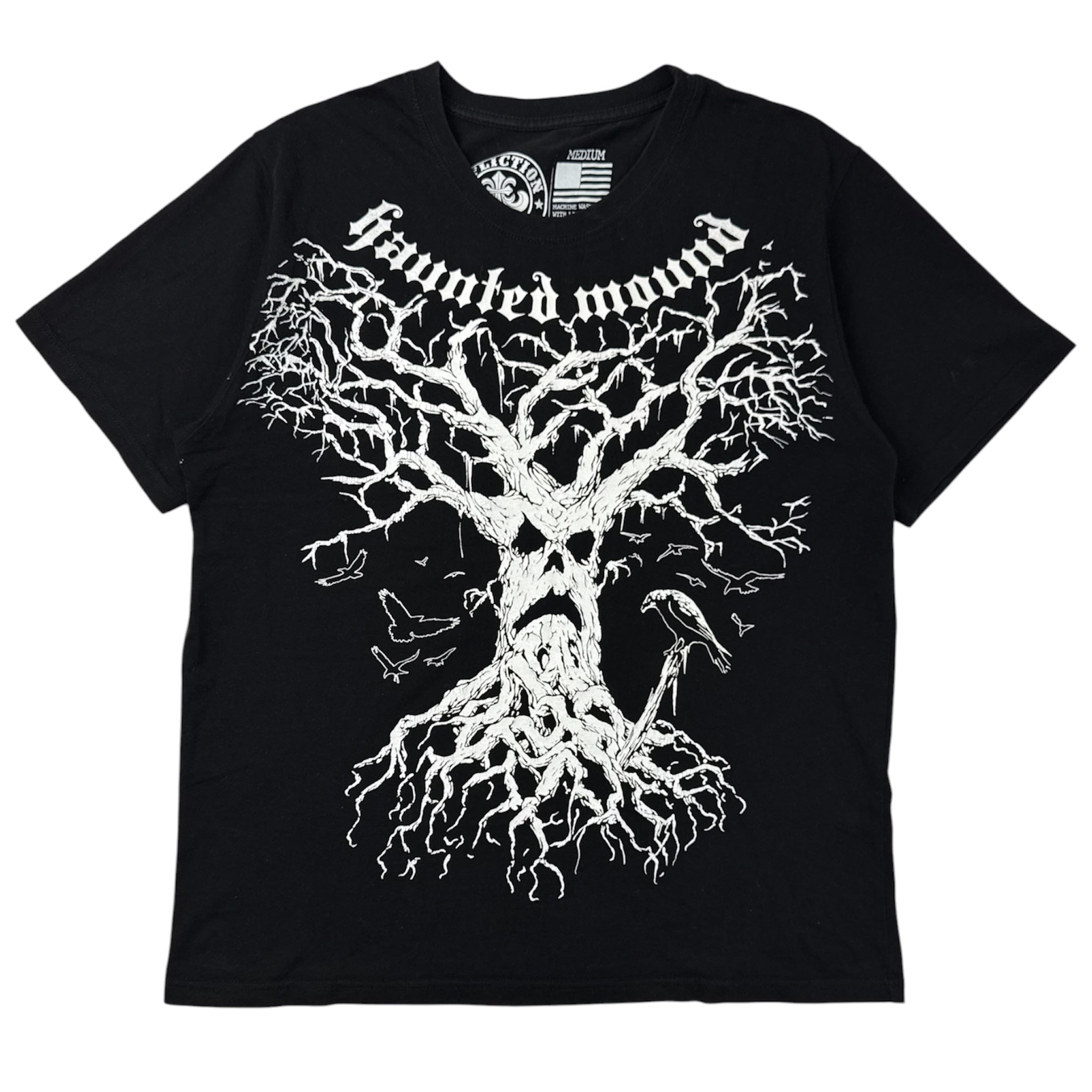 Affliction x Haunted Mound Y2K Semetary T-Shirt