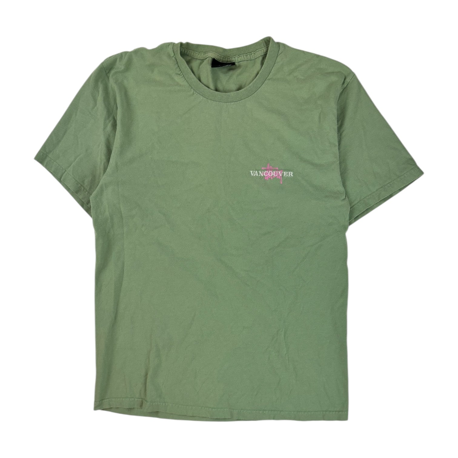 Stussy Vancouver Embroidered Chapter T-Shirt Green