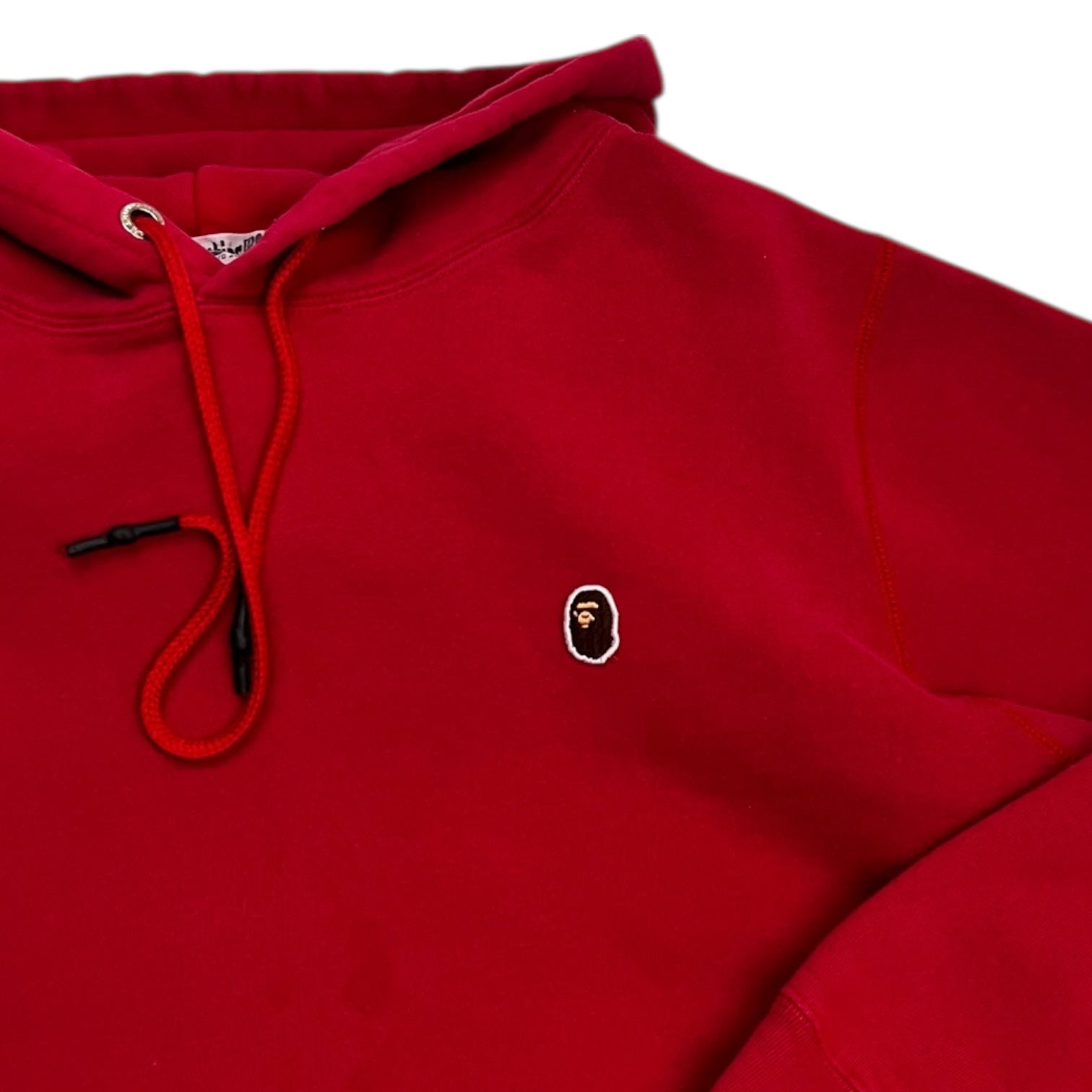 BAPE One Point Hoodie Red