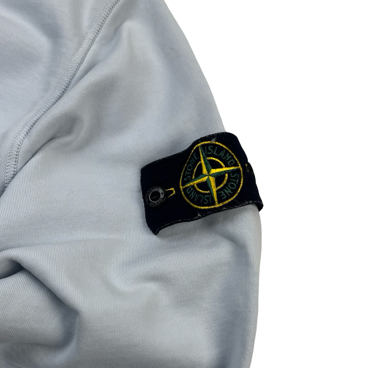 Stone Island Compass Badge Crew Light Baby Blue