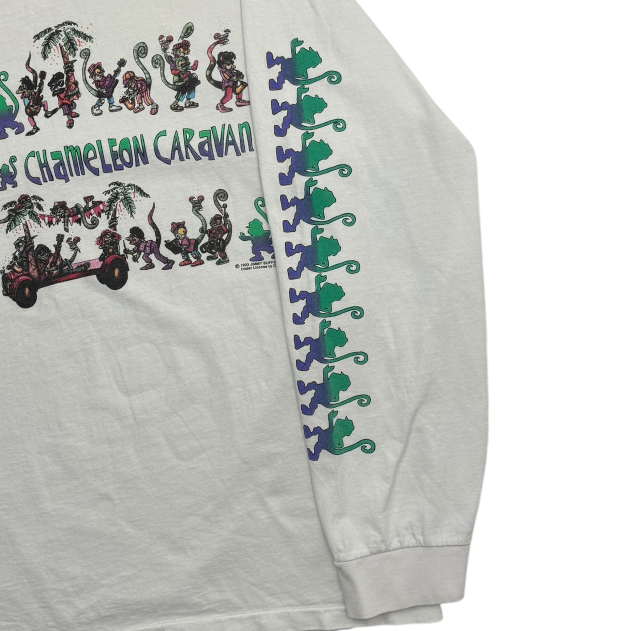 1993 Jimmy Buffet "Chameleon Caravan" Longsleeve T-Shirt