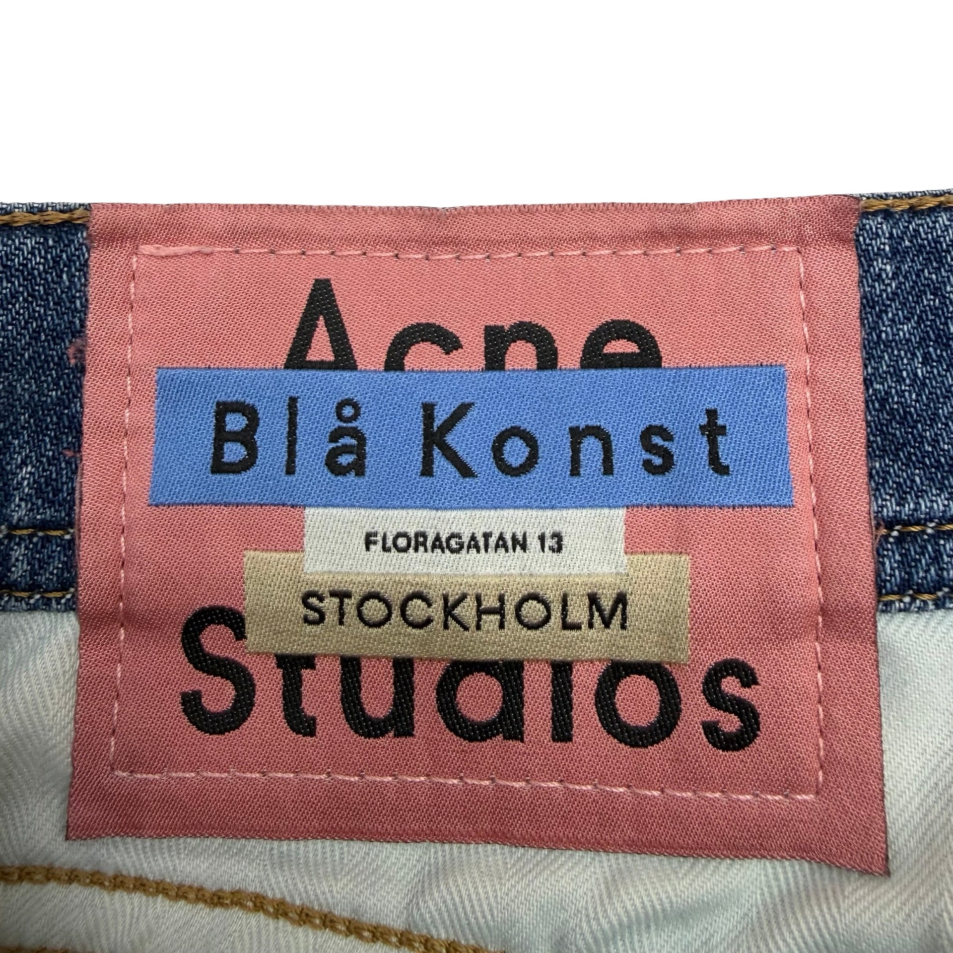 Acne Studios Mid North Skinny Jeans Blue