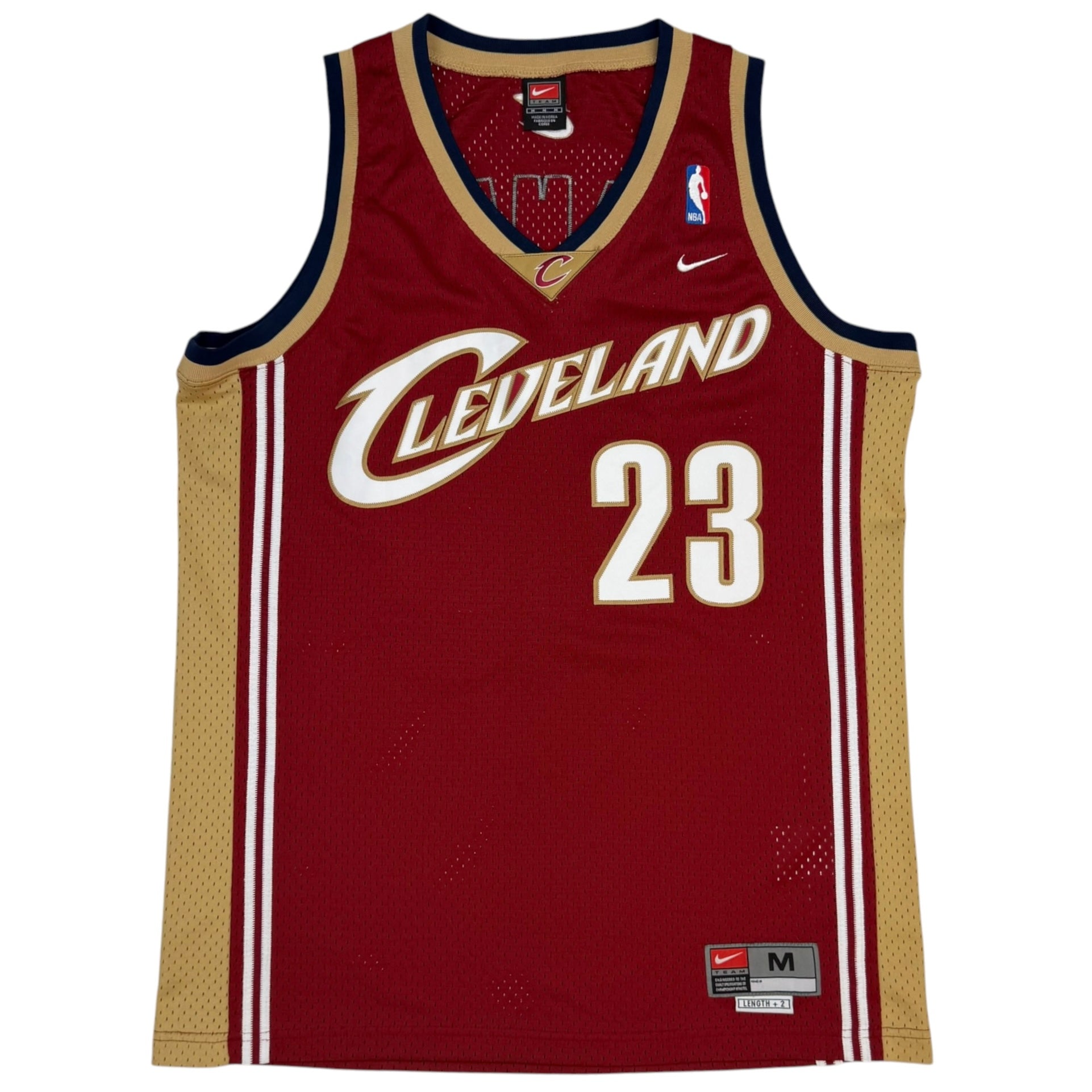 2003-04 Nike LeBron James Cleveland Cavaliers Jersey Red/Gold