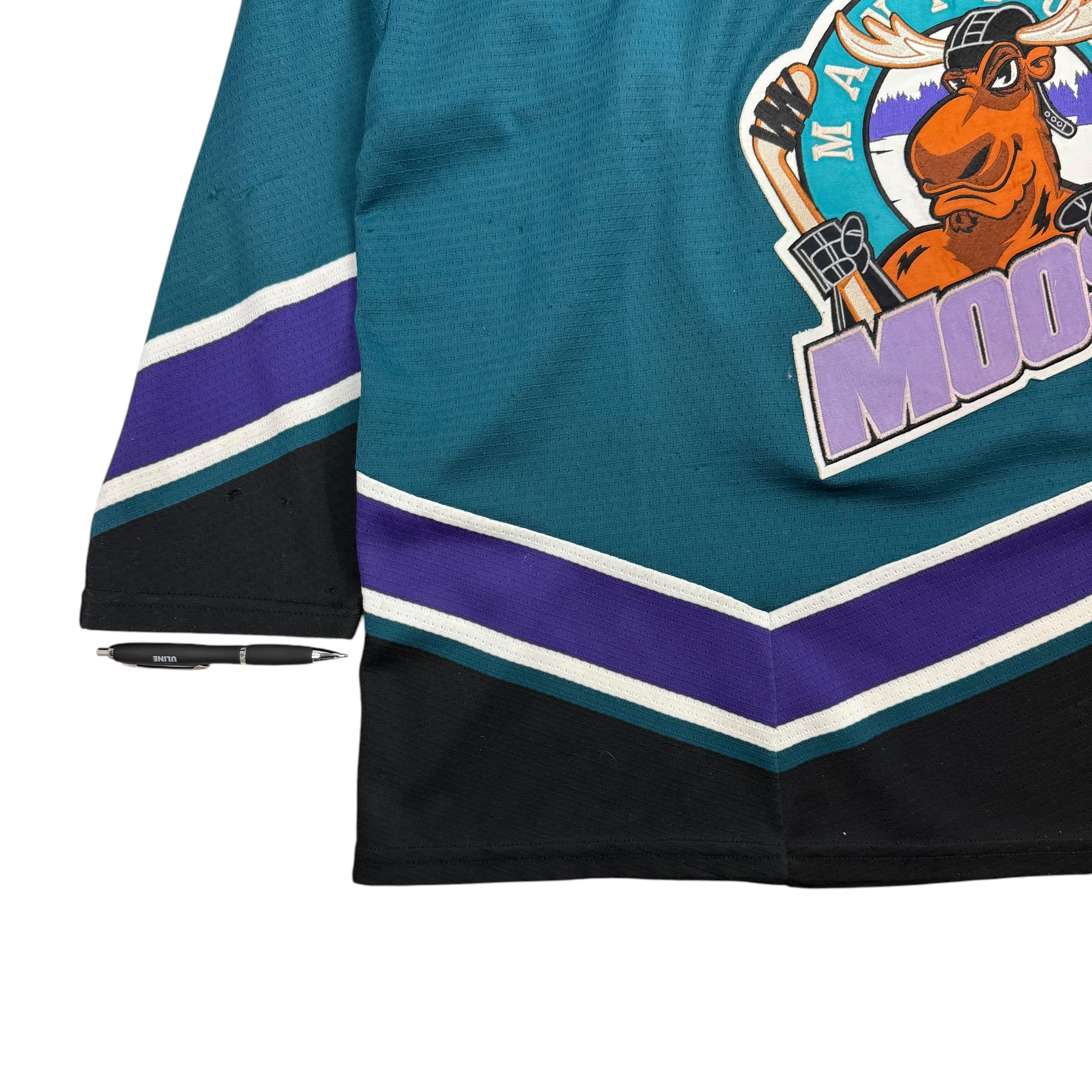 Vintage Bauer Manitoba Moose Jersey Green