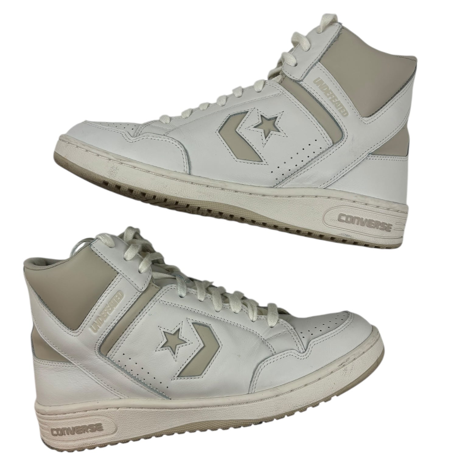 Undefeated x Converse Weapon Mid Vintage White/Castle(Used)