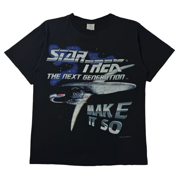 1995 Star Trek The Next Generation T-Shirt Black