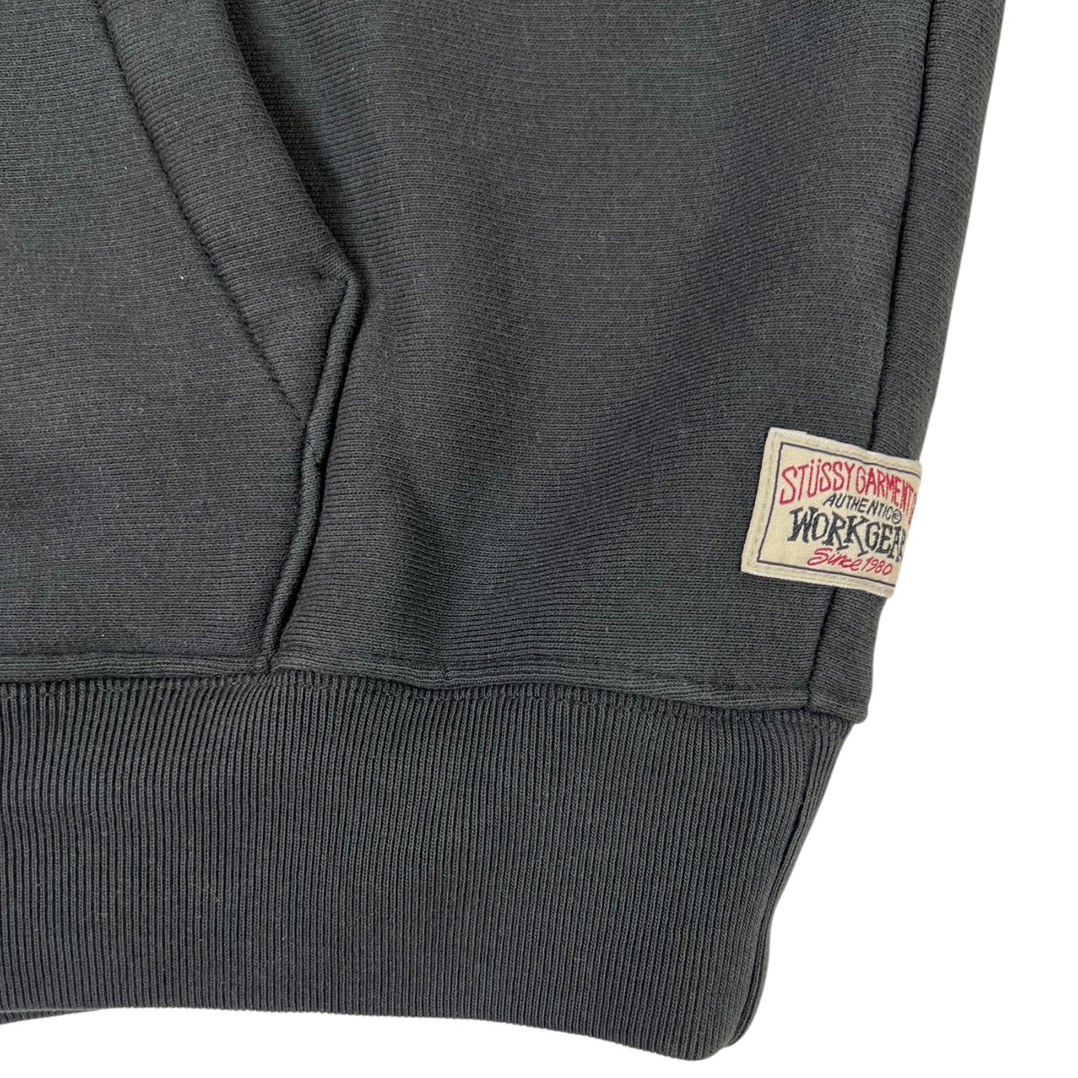 Stussy Raglan Fleece Hoodie Black
