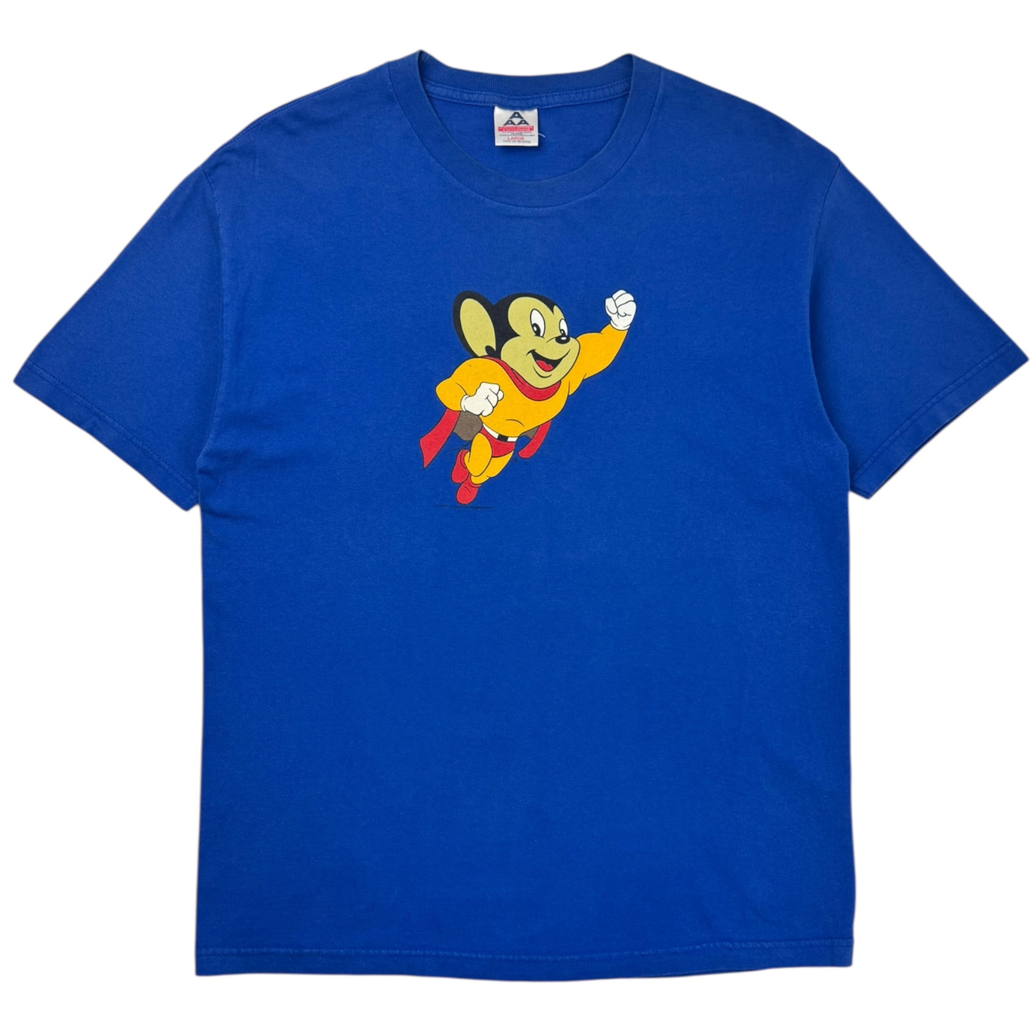 2002 Mighty Mouse T-Shirt Blue