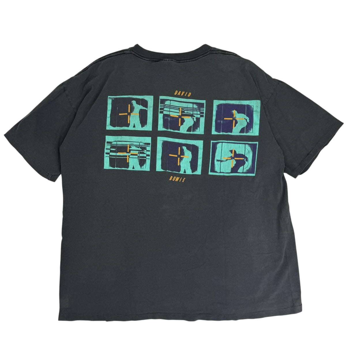 1990 David Bowie Sound + Vision World Tour Tee Faded Grey