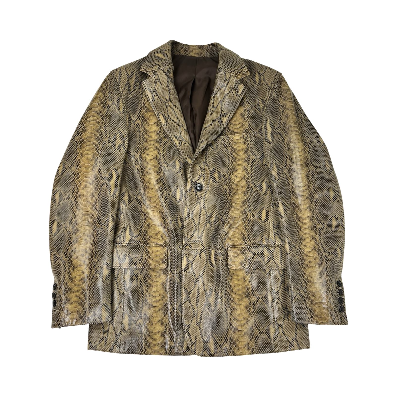 Stussy Leather Snake Blazer