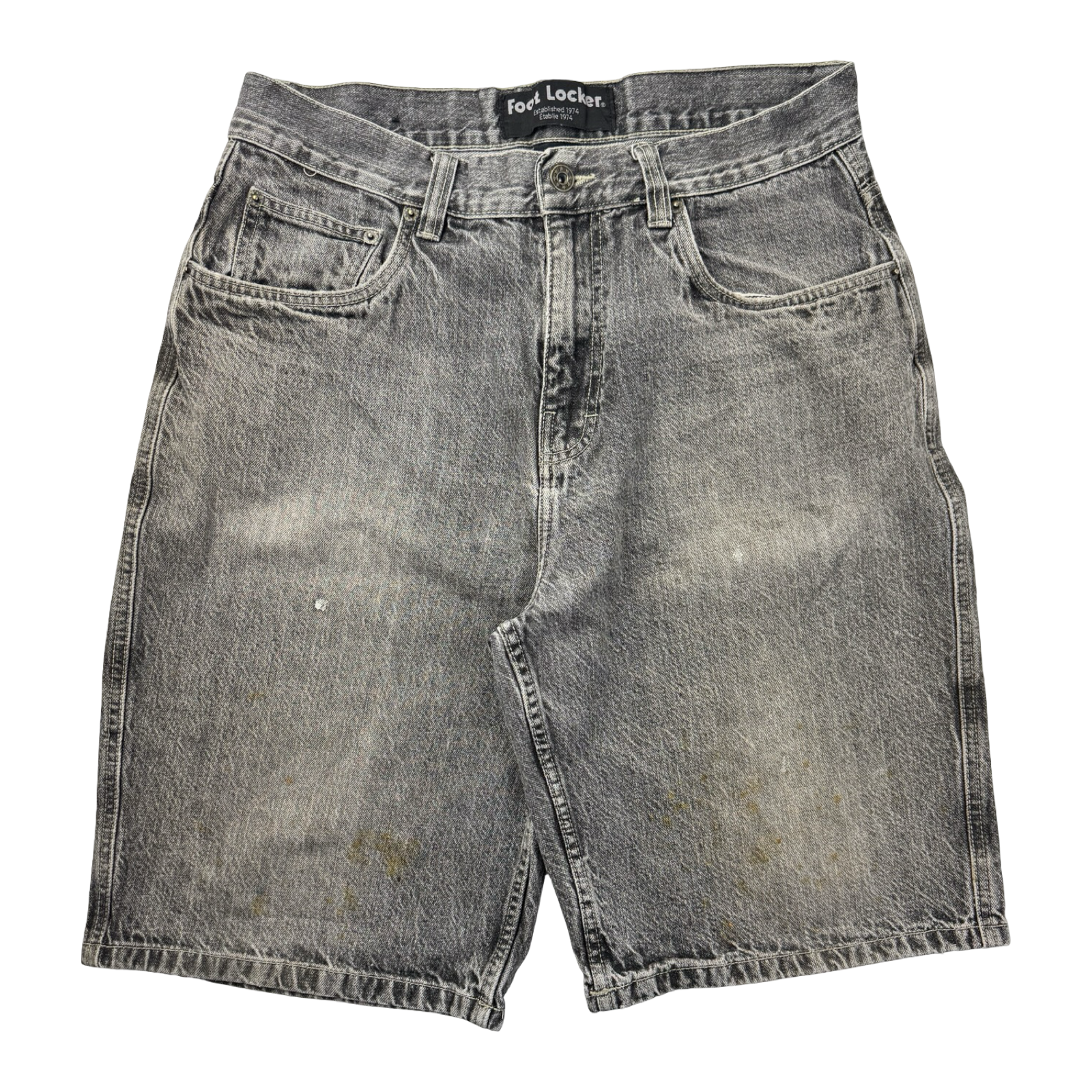 Vintage Footlocker Jorts Washed Black